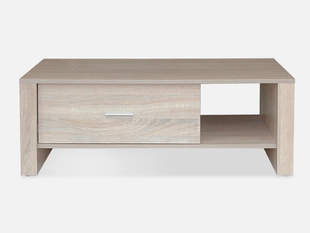 LANE Single Drawer Coffee Table - White Oak - Image 4