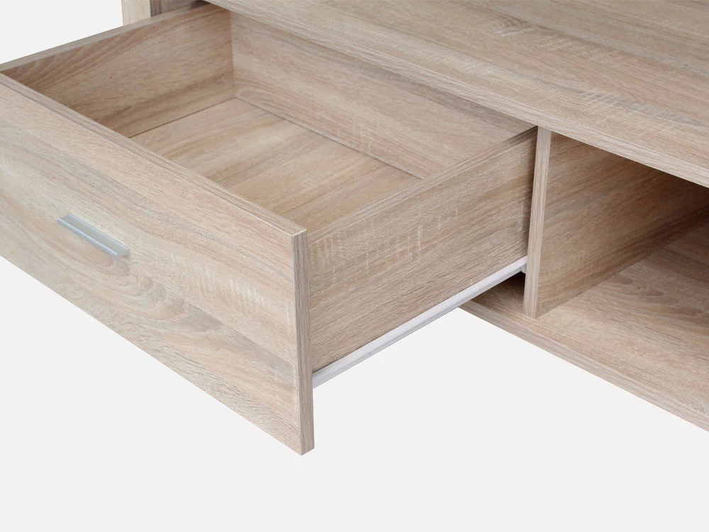 LANE Single Drawer Coffee Table - White Oak - Image 5