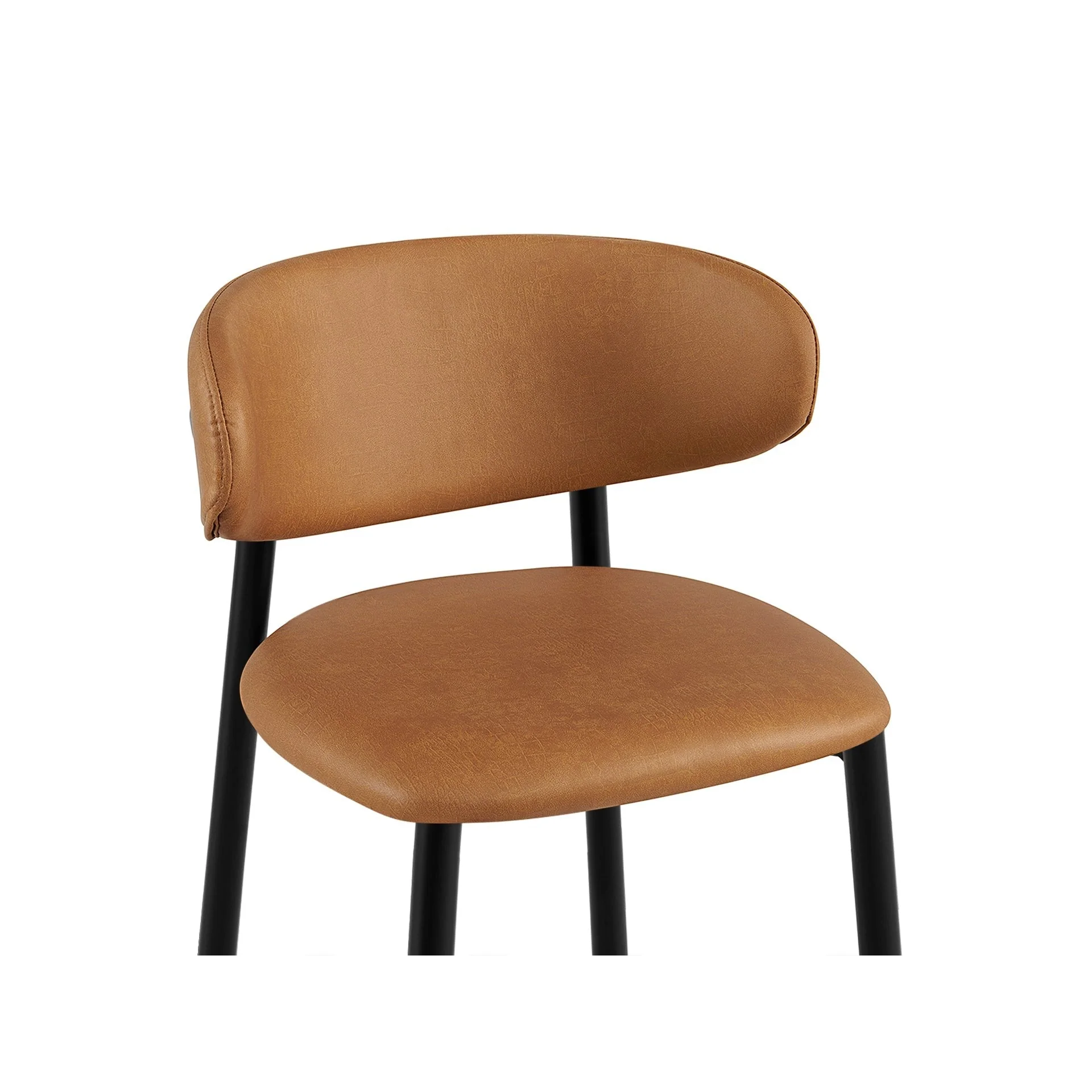 Lark Fabric Bar Stool - Set of 2 - Camel - Image 10