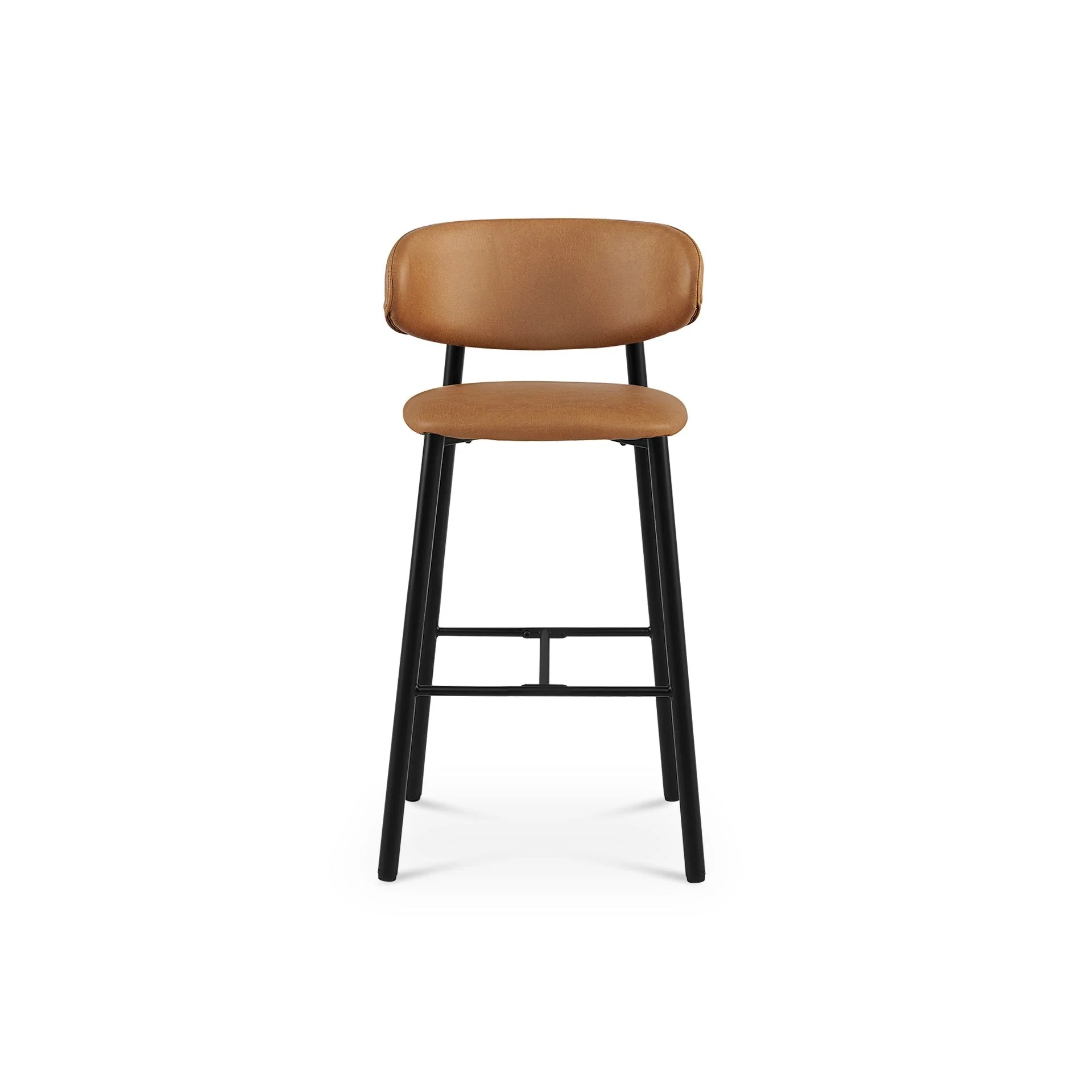 Lark Fabric Bar Stool - Set of 2 - Camel - Image 7