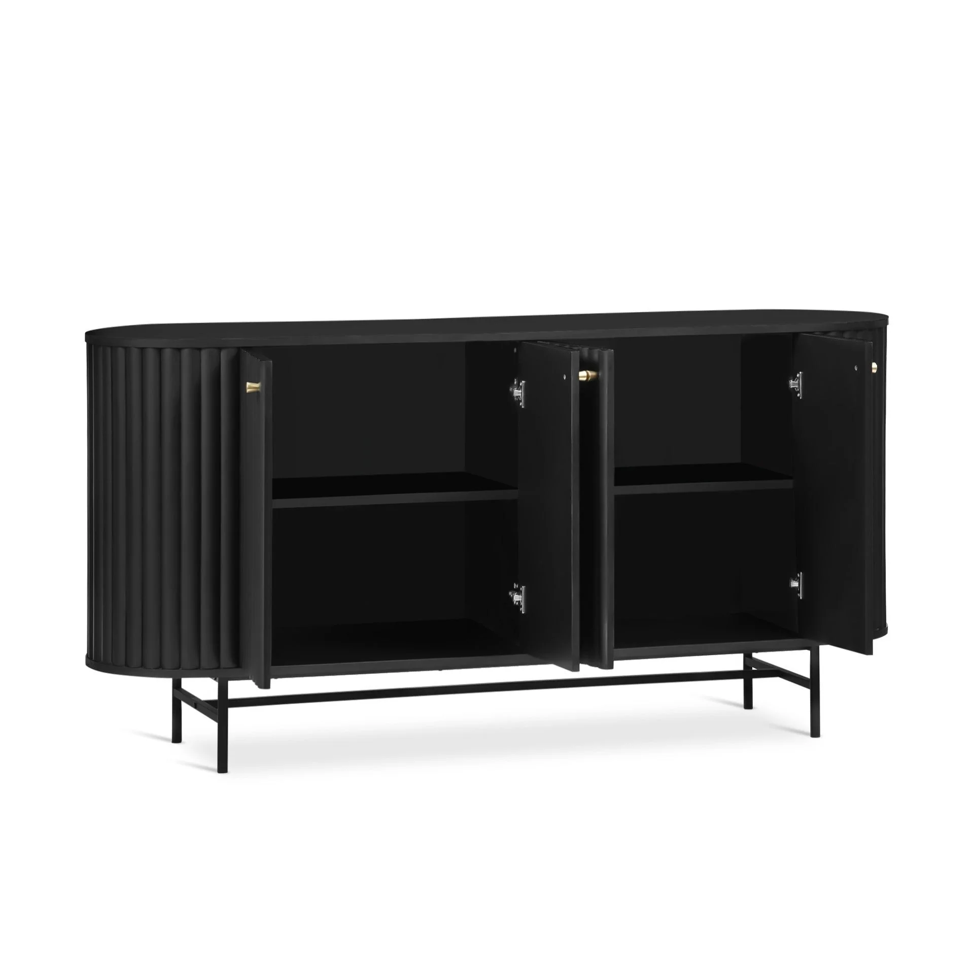 Lassen Sideboard Buffet Table - Black - Image 4