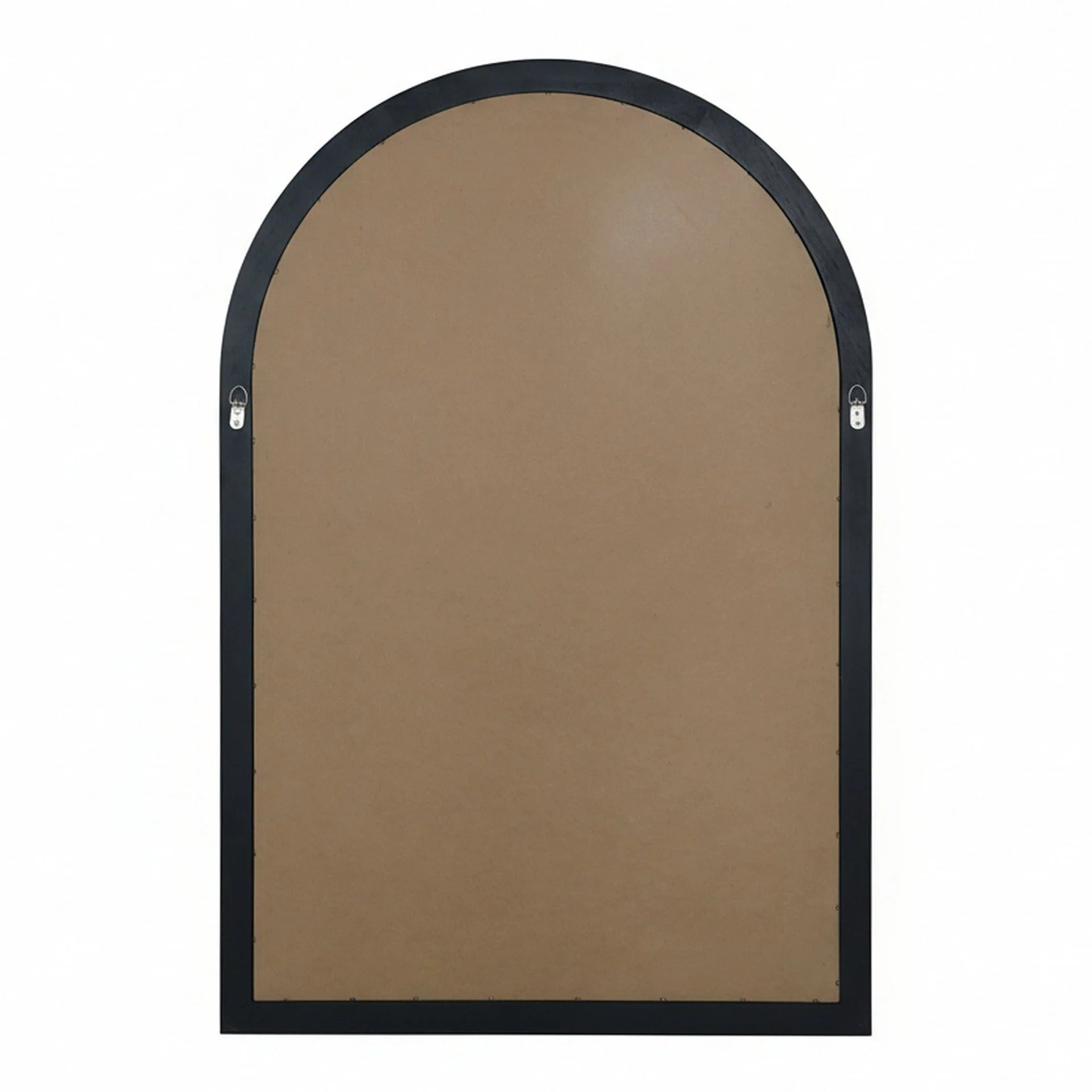 Lattice Arched Wooden Mirror 120cm - Black - Image 9