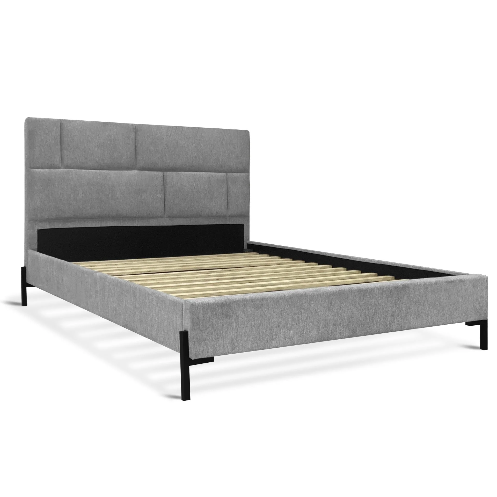 Lawson Queen Bed Frame - Grey - Image 7
