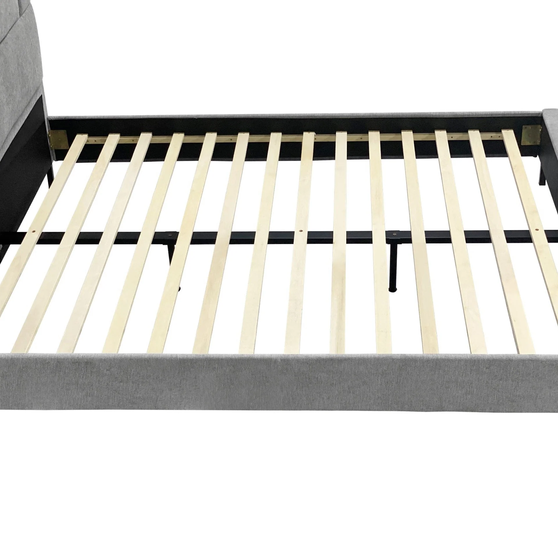 Lawson Queen Bed Frame - Grey - Image 8