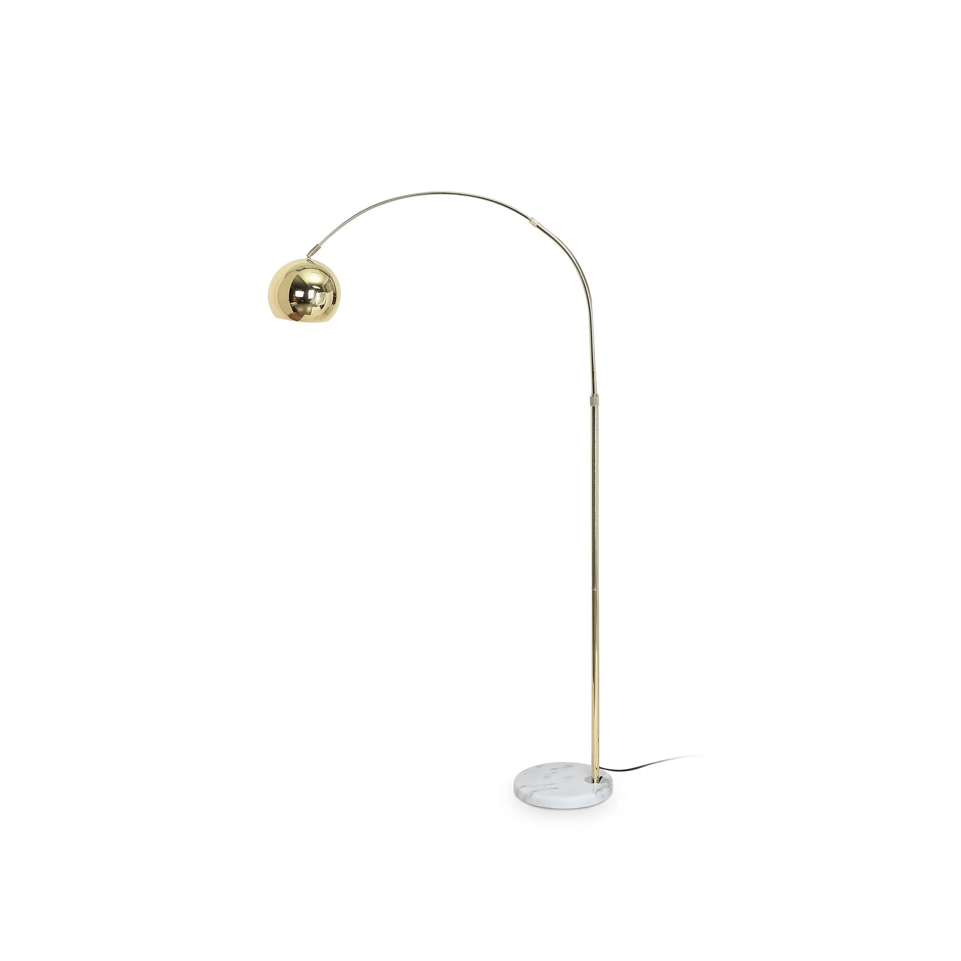 Lelta Arched Floor Lamp - Gold - Image 3
