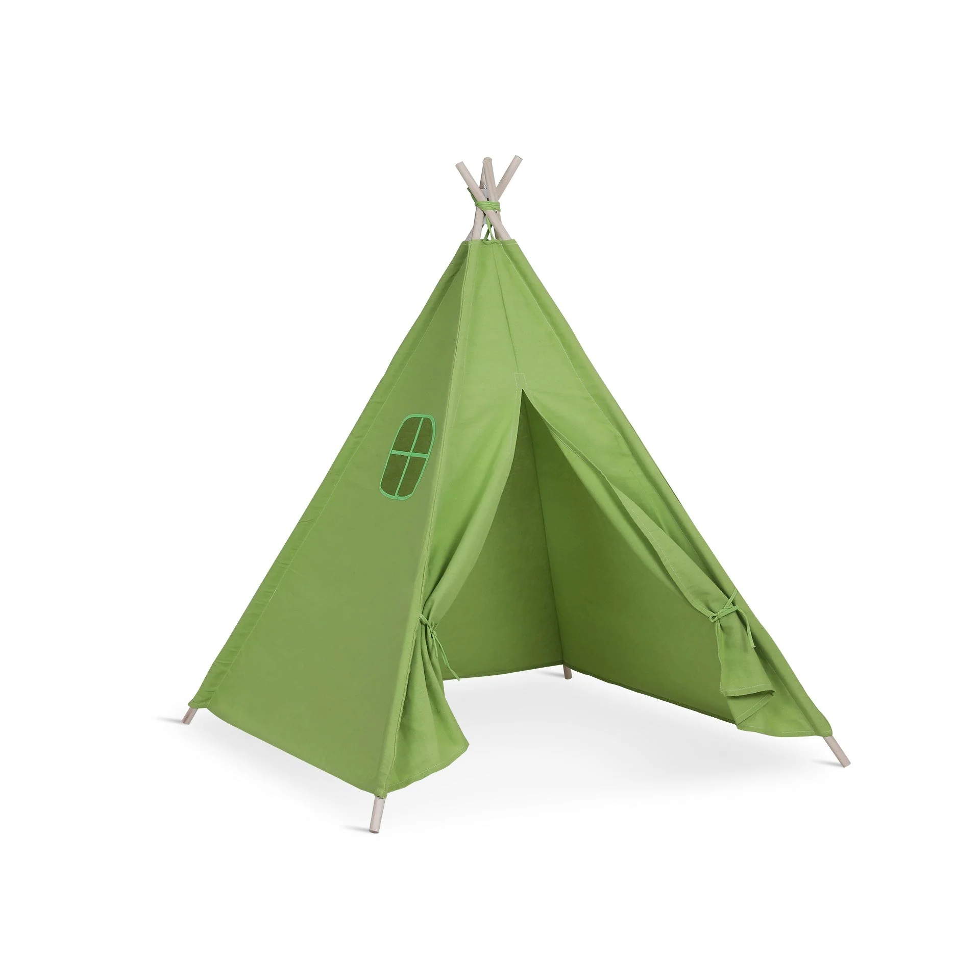 Leni Kids Teepee Kid Play Tent - Green - Image 2
