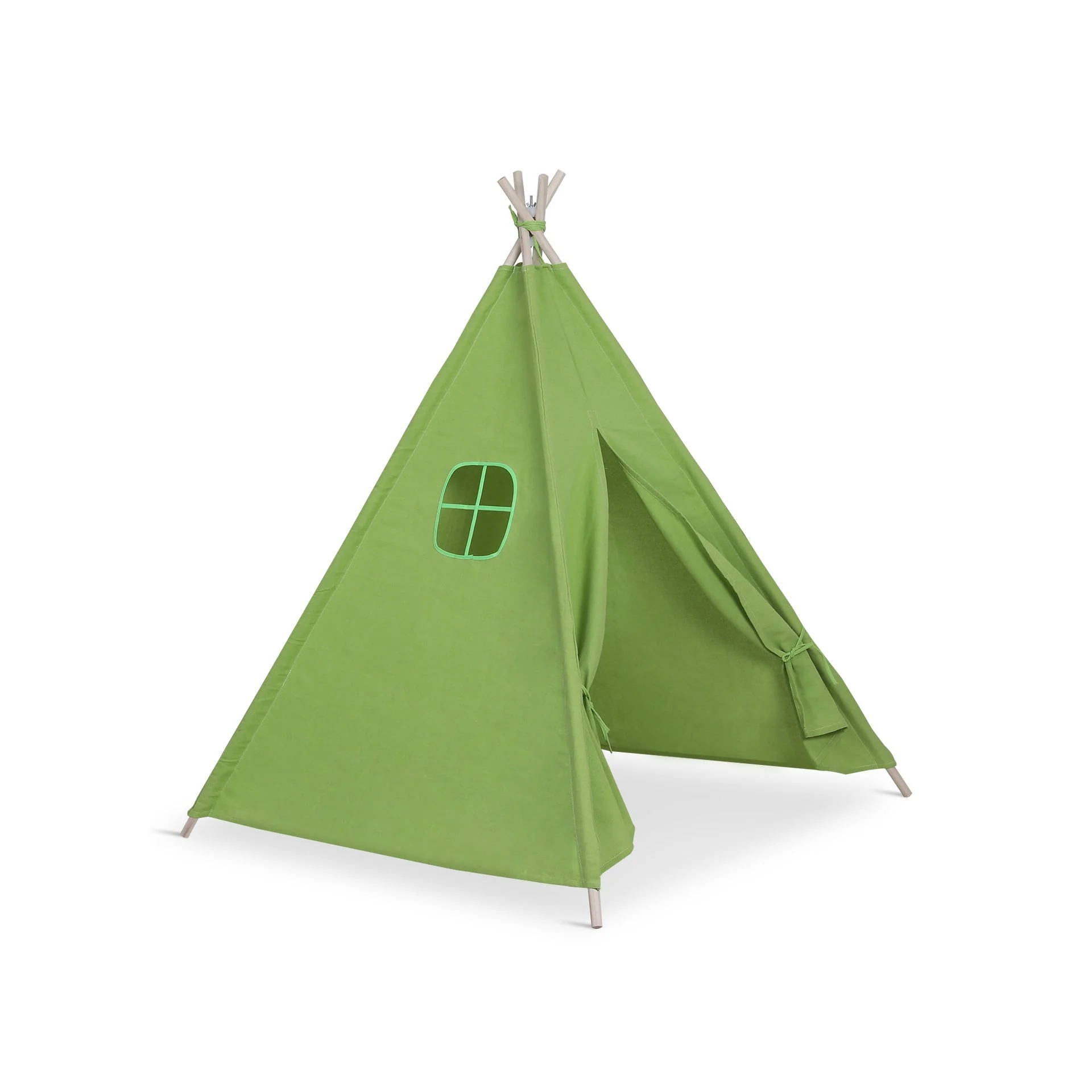 Leni Kids Teepee Kid Play Tent - Green - Image 4