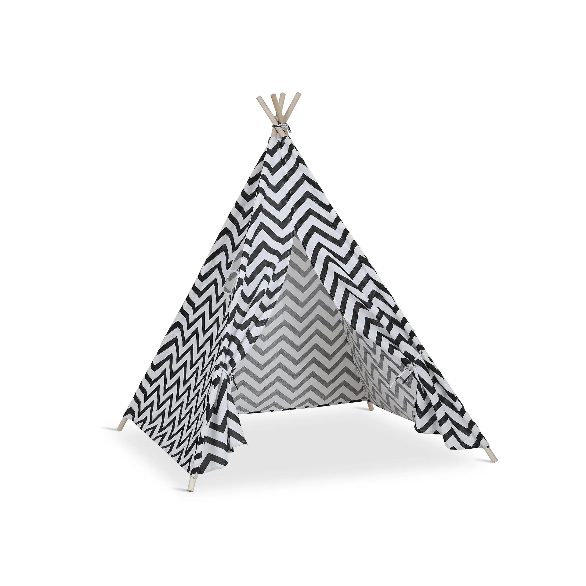 Leni Kids Teepee Kid Play Tent - Wavy Pattern - Image 2