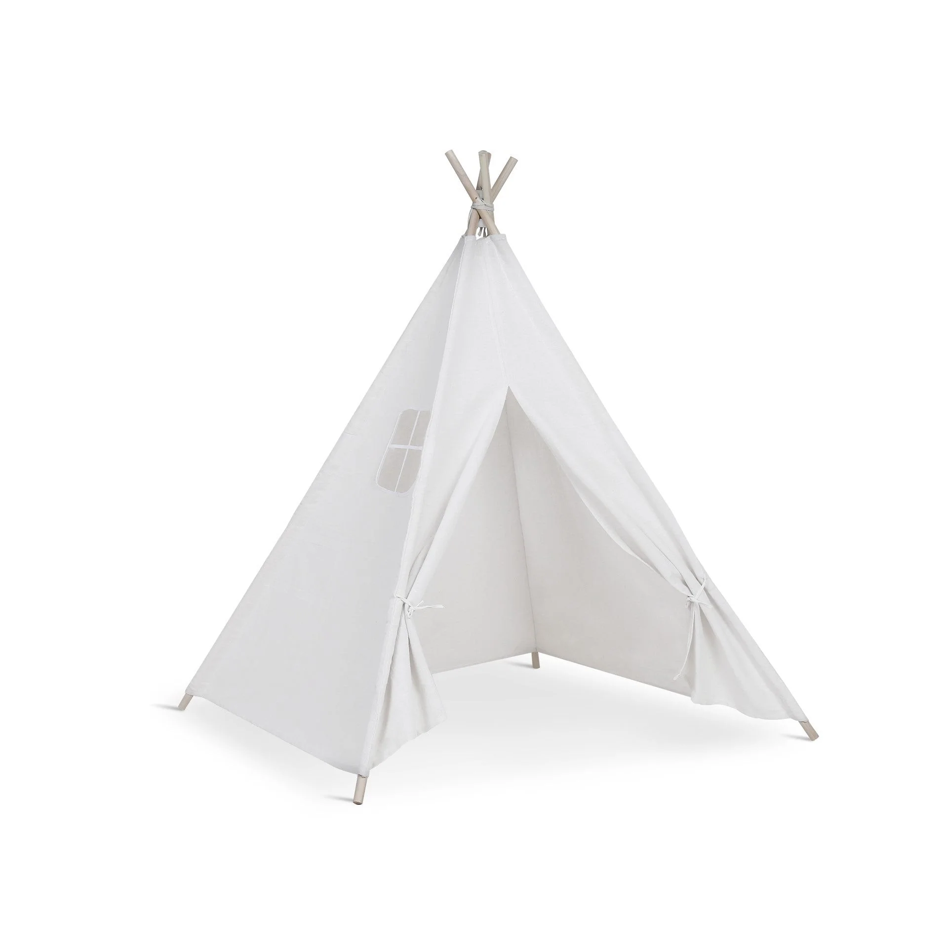 Leni Kids Teepee Kid Play Tent - White - Image 2