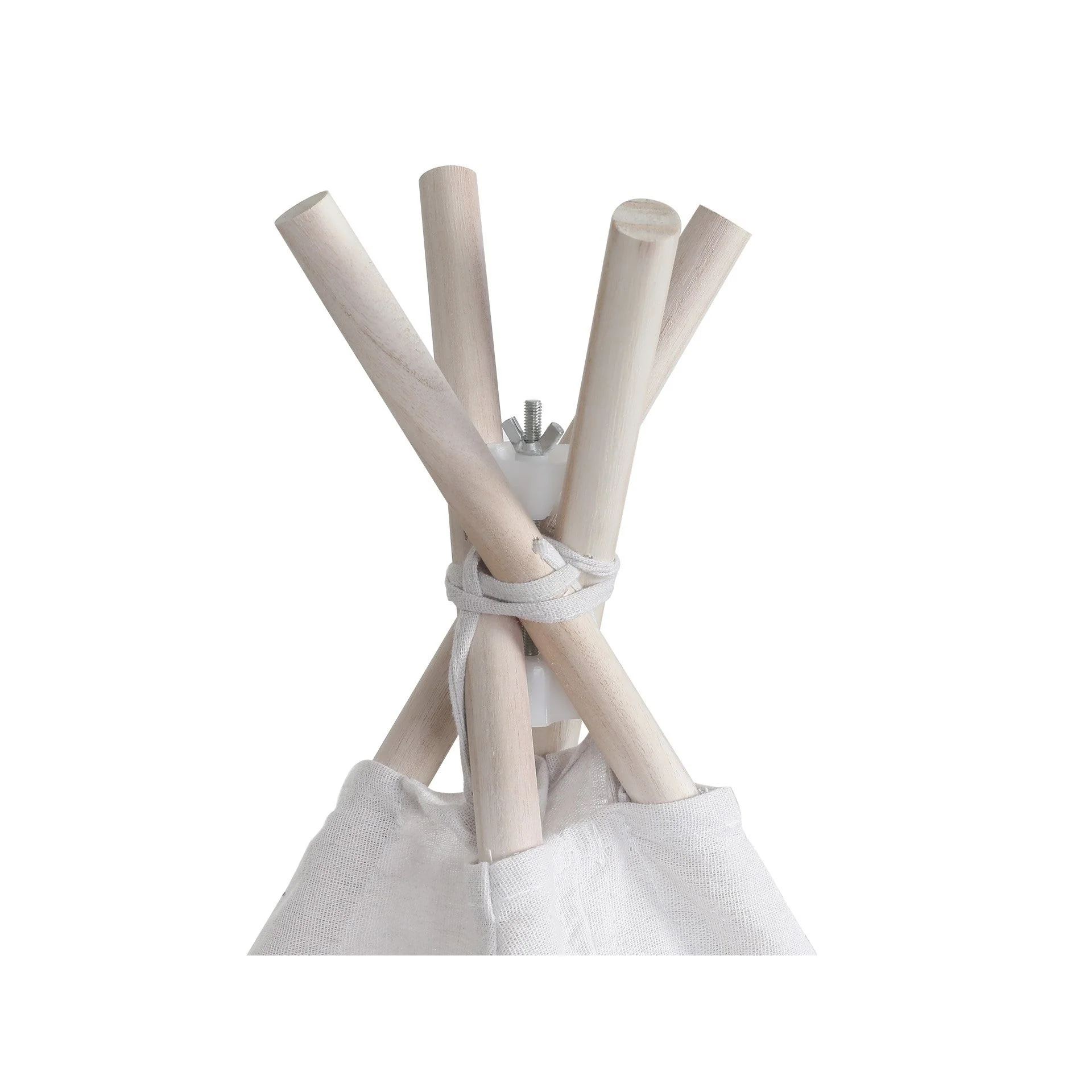 Leni Kids Teepee Kid Play Tent - White - Image 5