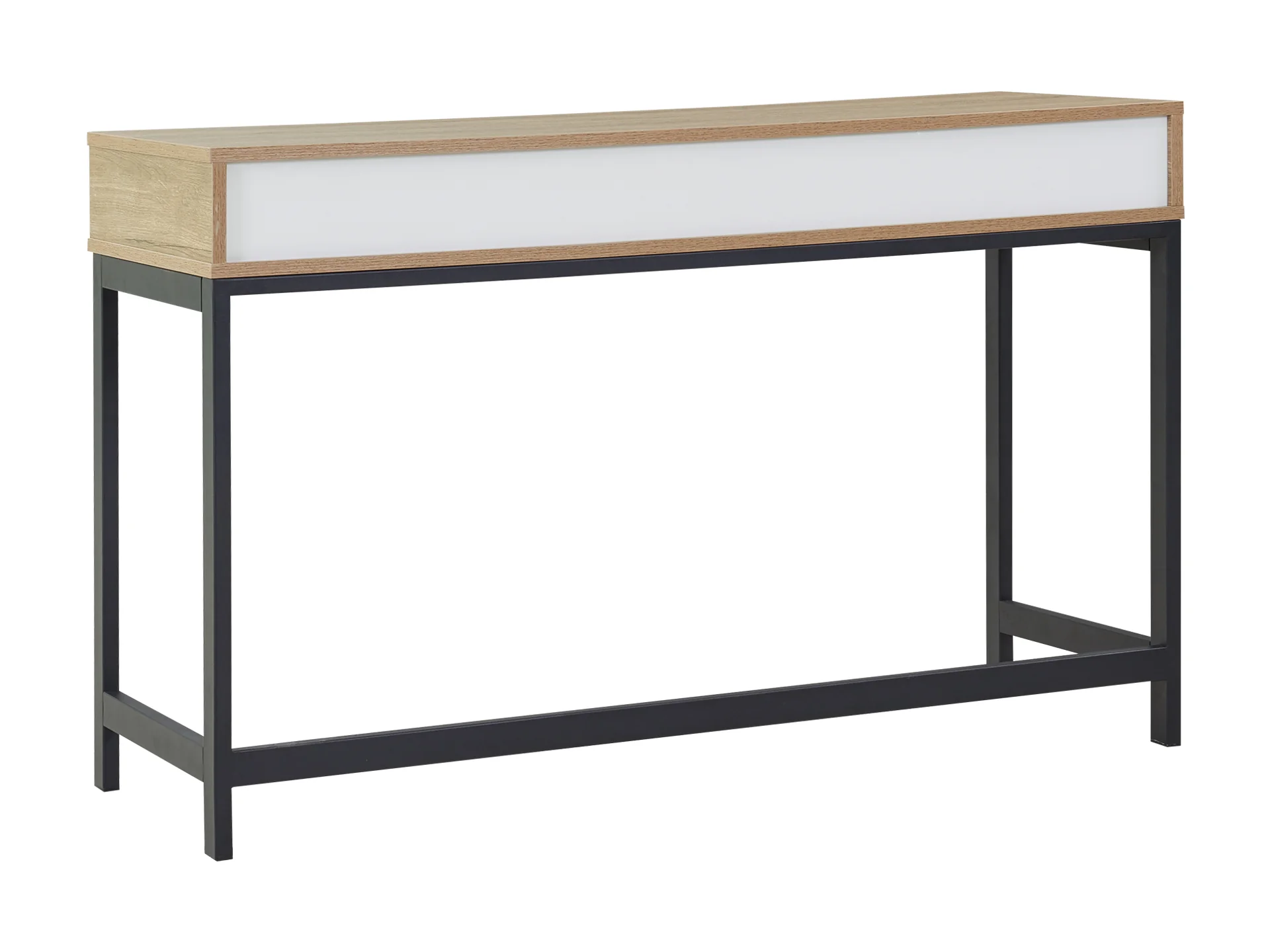 Lennox 120cm Computer Desk - Dark Oak - Image 2