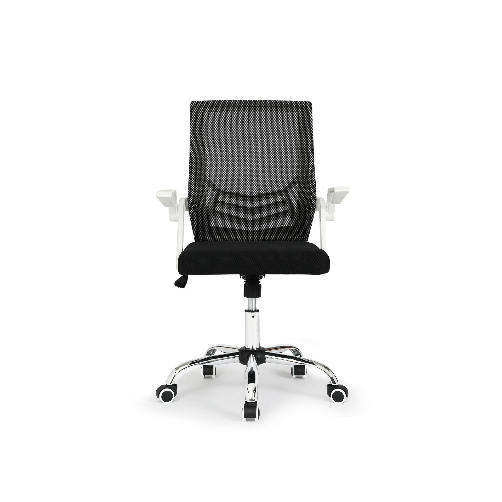 Leon Office Chair - Black + White - Image 6