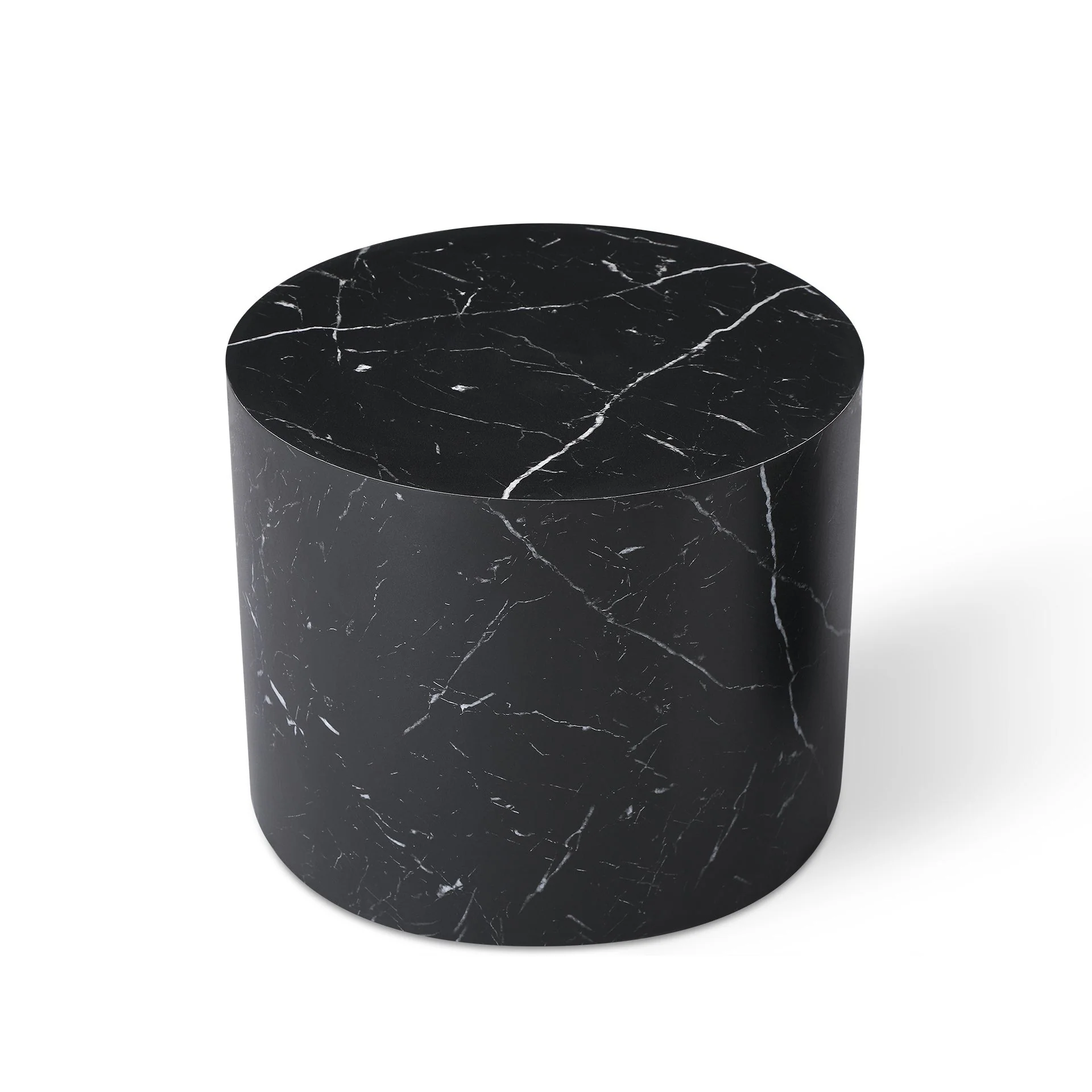 Leslie Round Side Table - Set of 2 - Black - Image 8