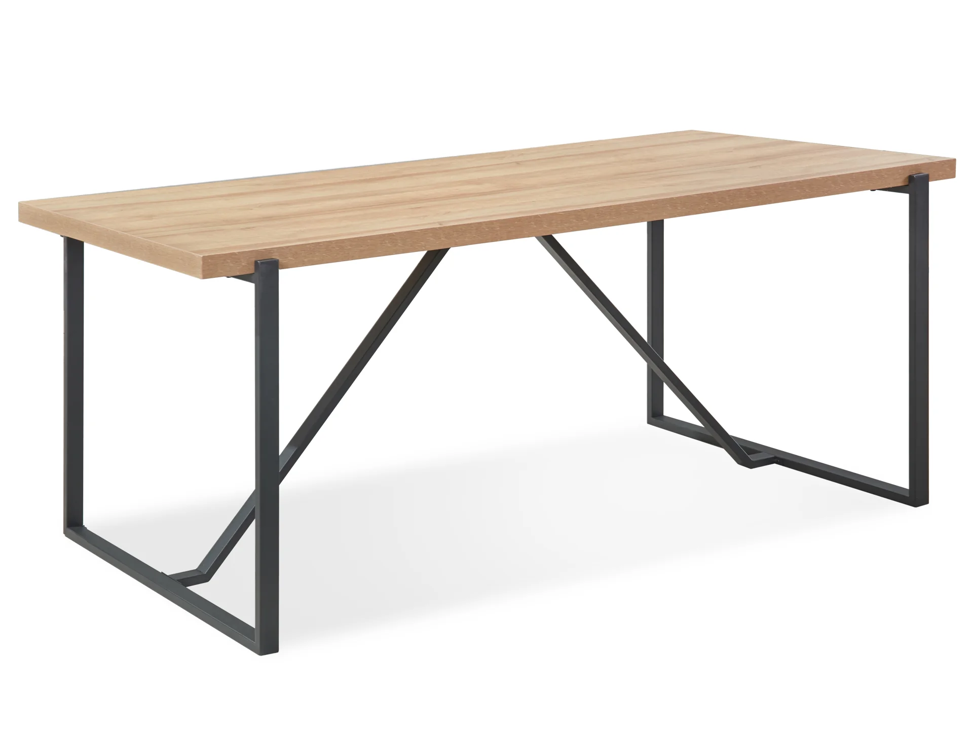 Liron Dining Table Rectangle 180x90cm - Oak - Image 3