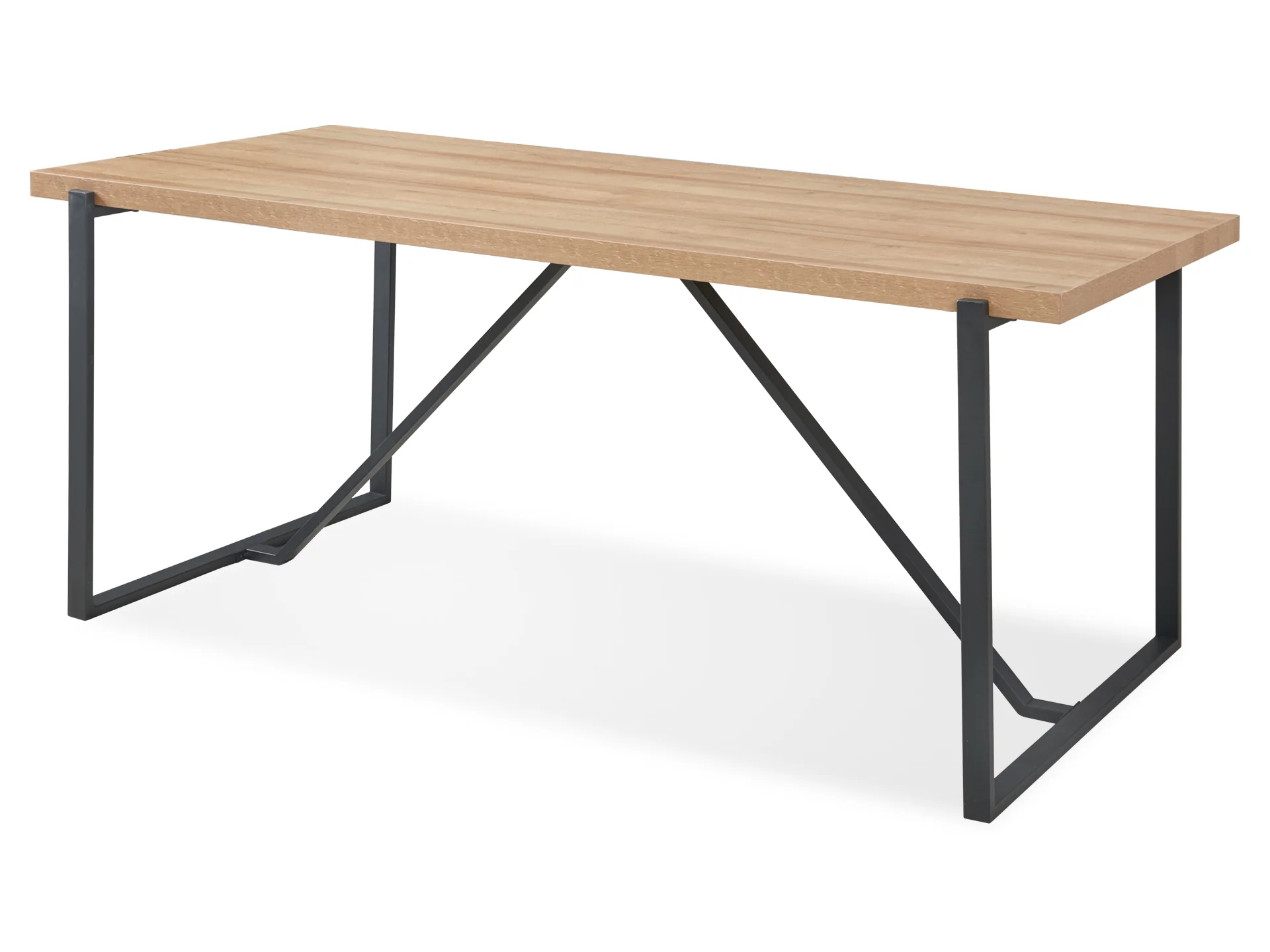 Liron Dining Table Rectangle 180x90cm - Oak - Image 5