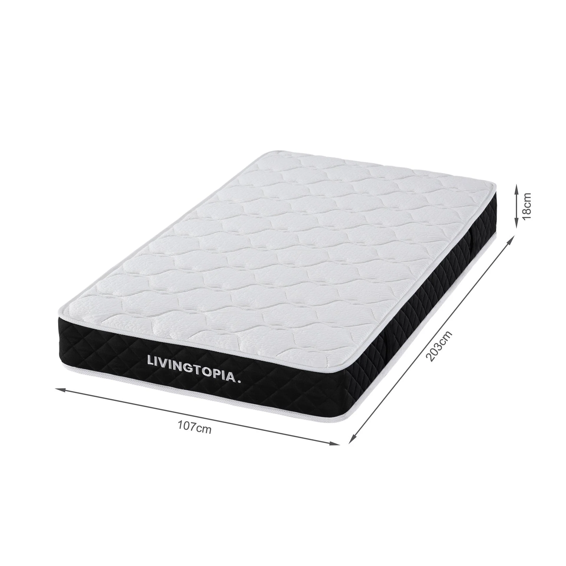 Bamboo Classic Pocket Spring Mattress - King Single - Image 12