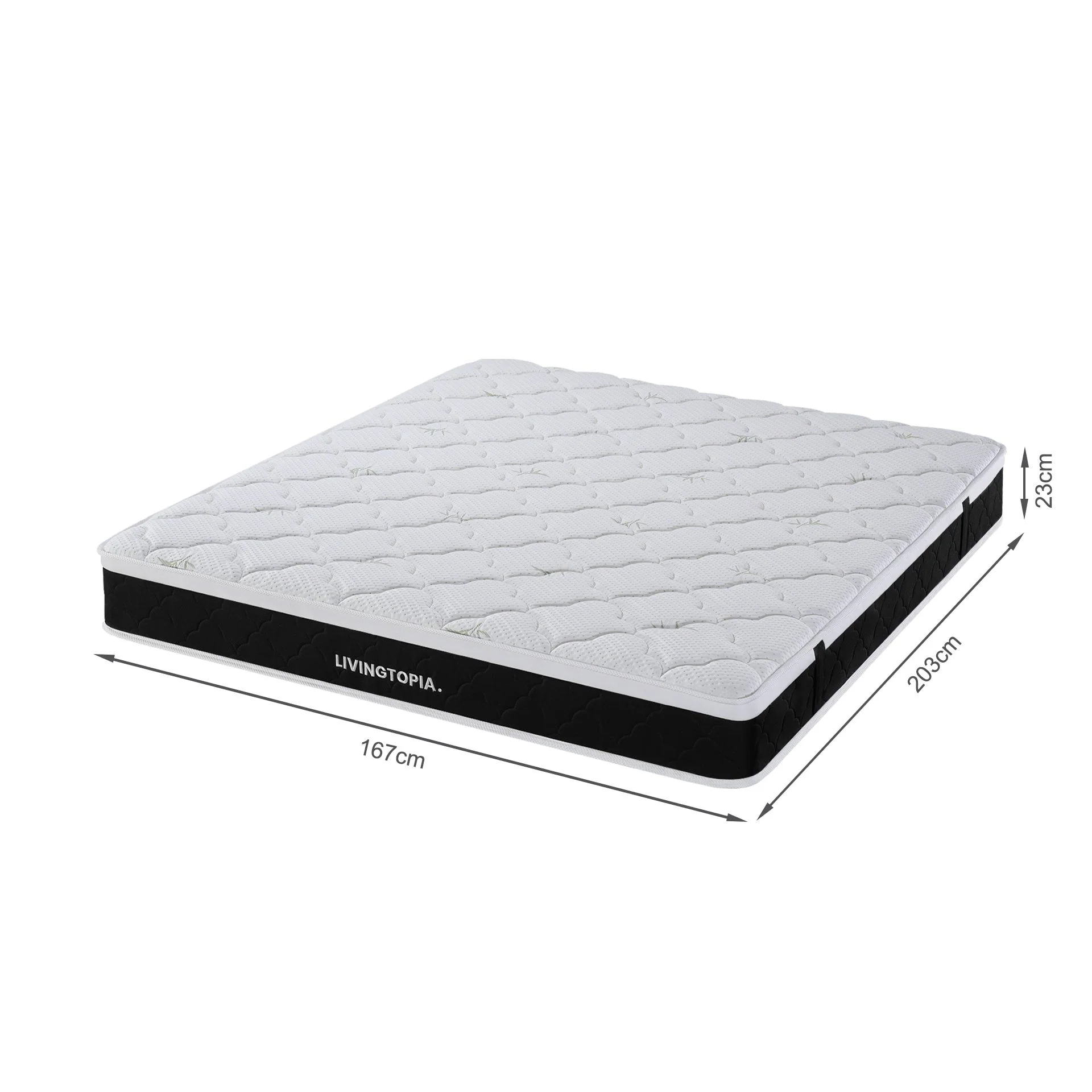 Bamboo Plus 3 Zone Pocket Spring Mattress - King - Image 17