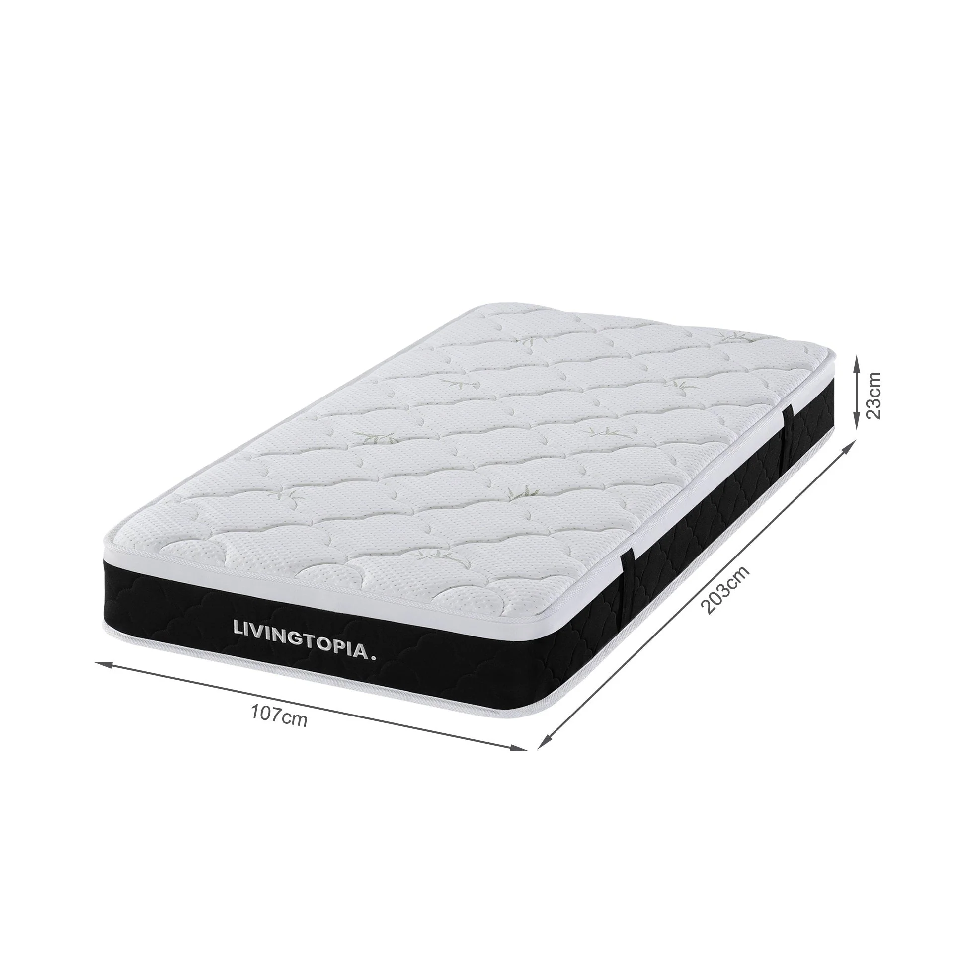 Bamboo Plus 3 Zone Pocket Spring Mattress - King Single - Image 12