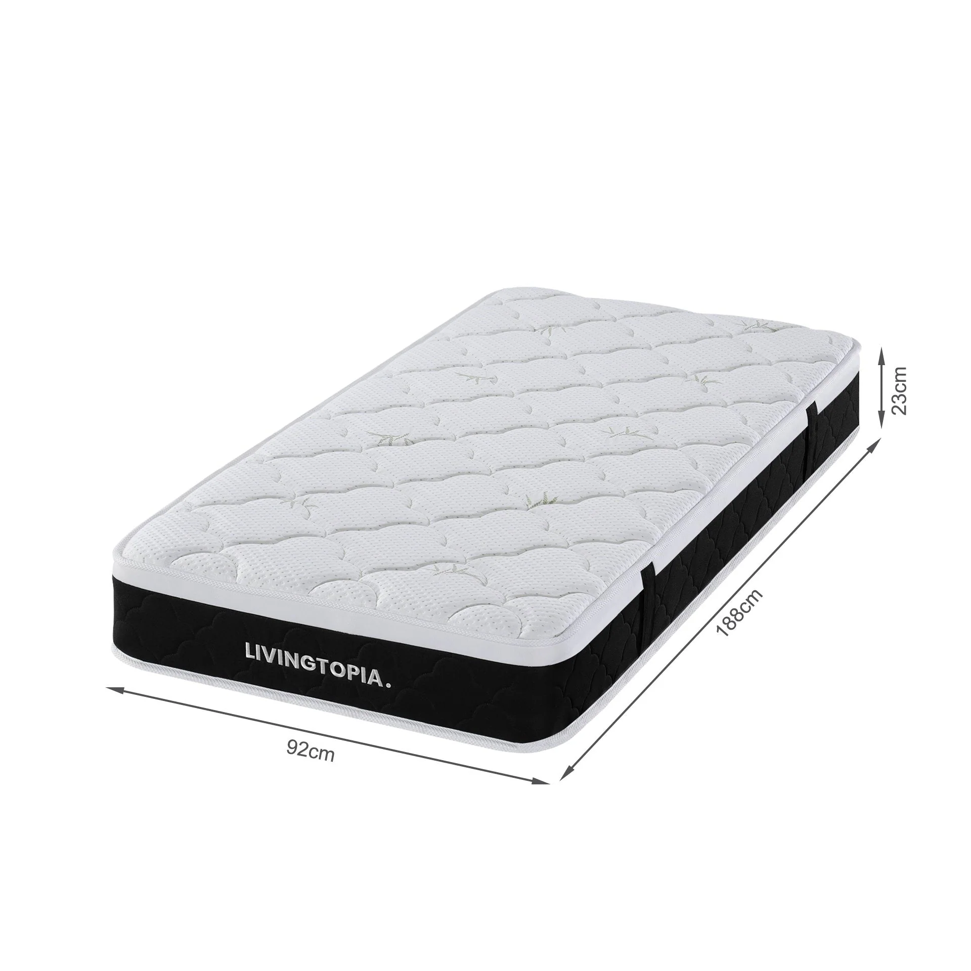 Bamboo Plus 3 Zone Pocket Spring Mattress - Single - Image 12