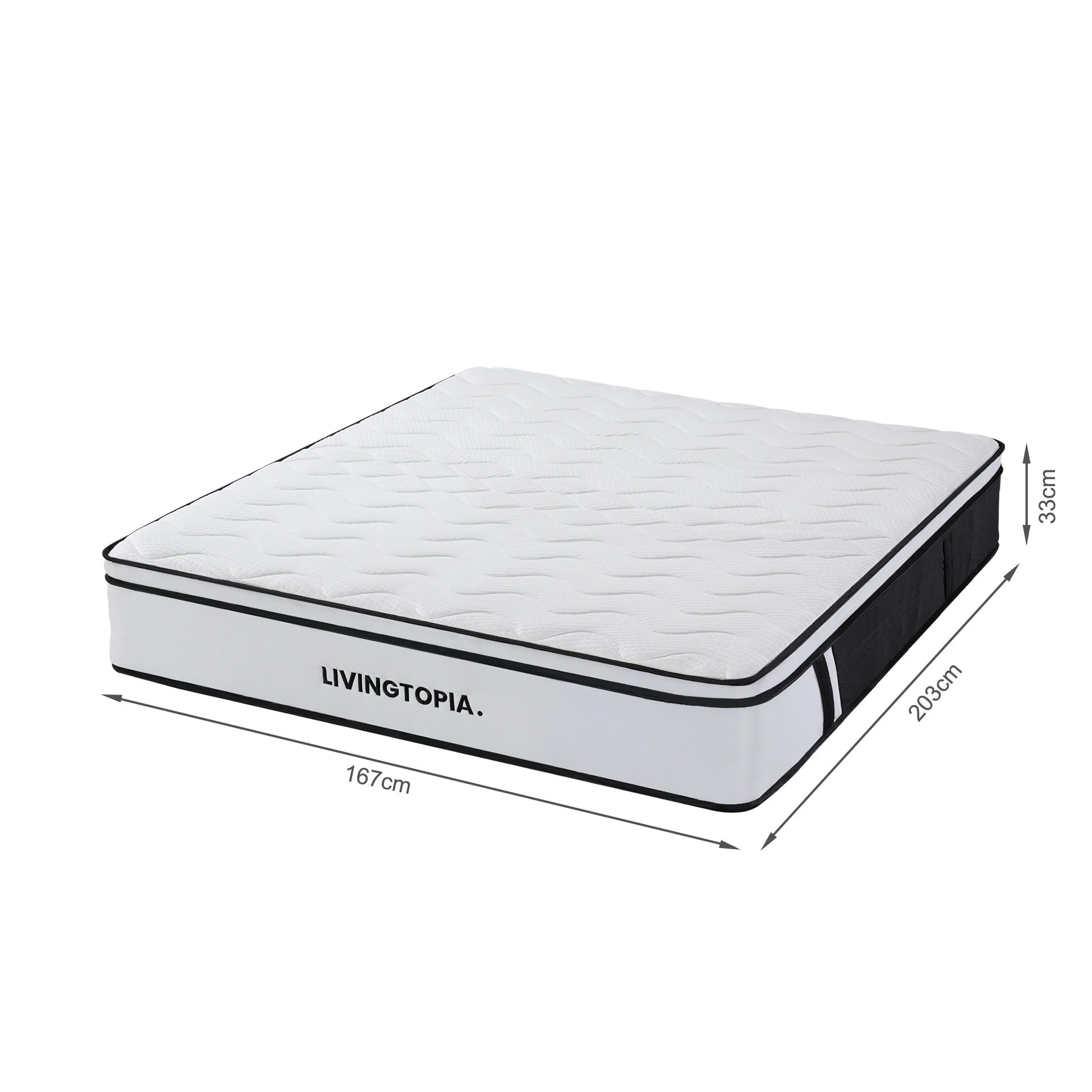 Bamboo Prime 7 Zone Pocket Spring Mattress - King - Image 12