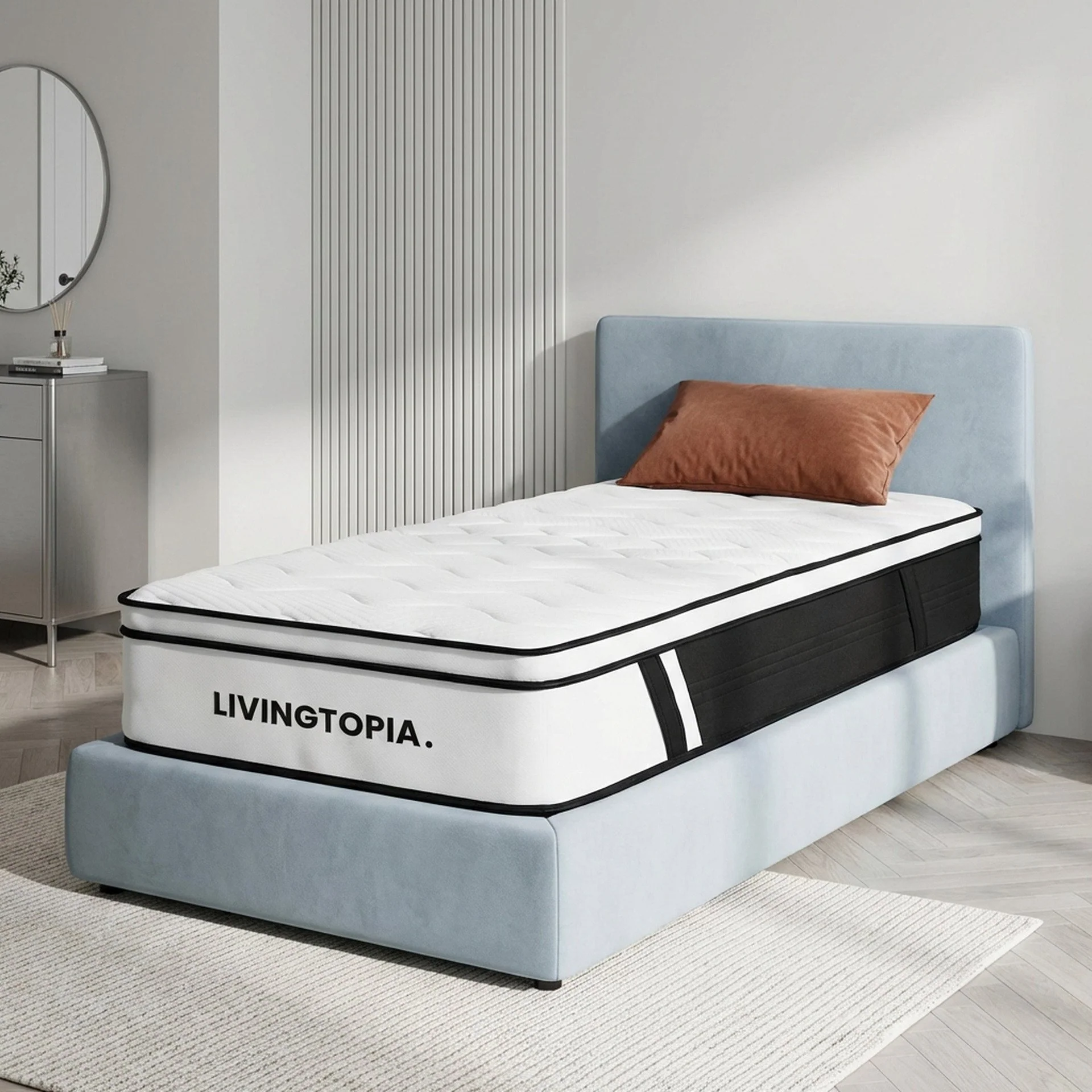 Bamboo Prime 7 Zone Pocket Spring Mattress - King Single - Image 12