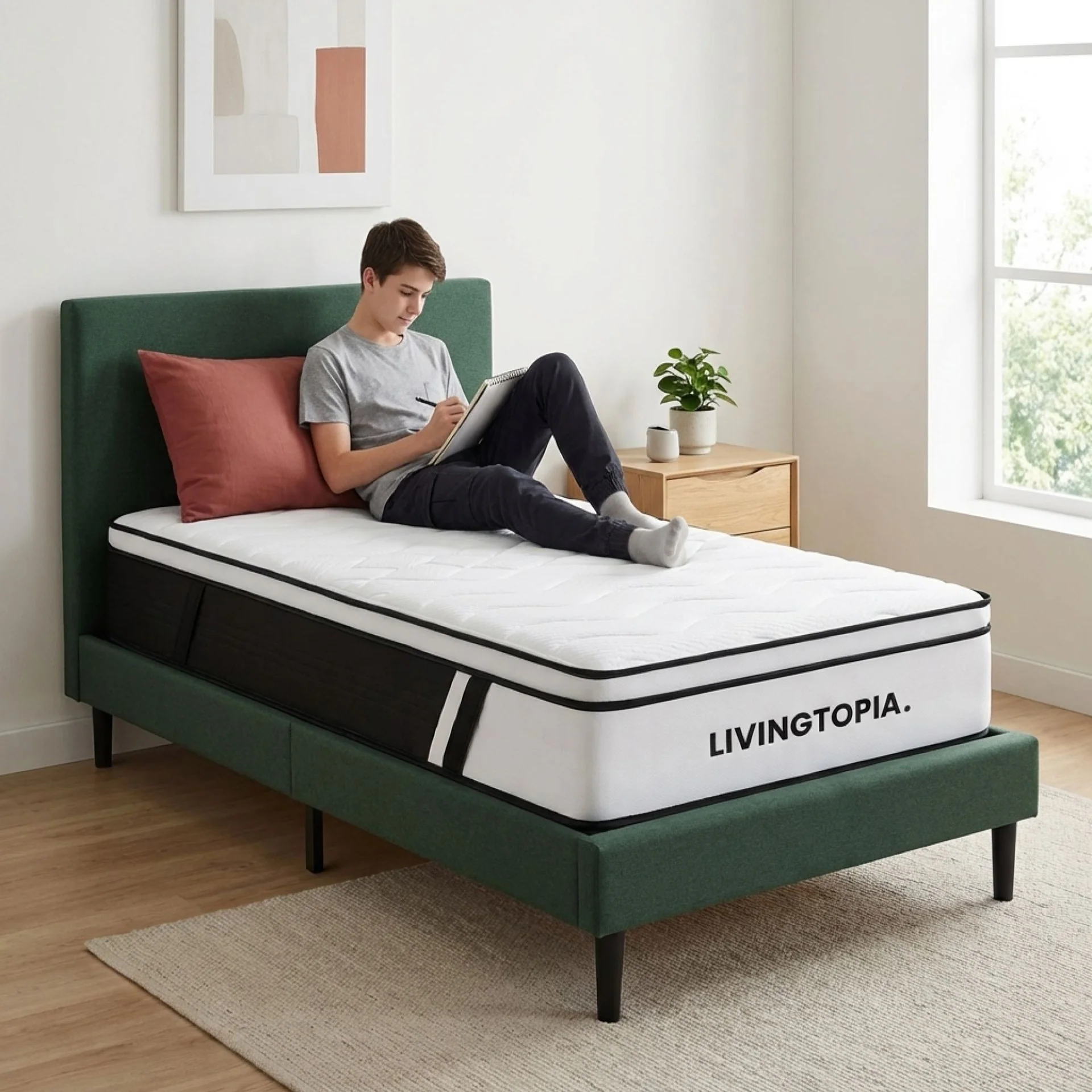 Bamboo Prime 7 Zone Pocket Spring Mattress - King Single - Image 16