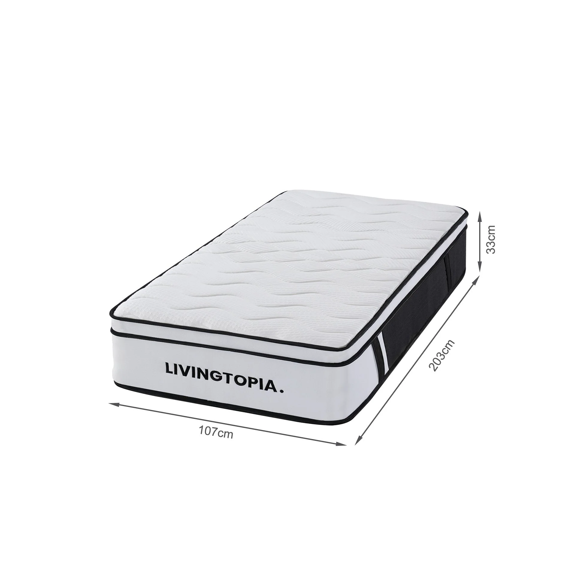 Bamboo Prime 7 Zone Pocket Spring Mattress - King Single - Image 17