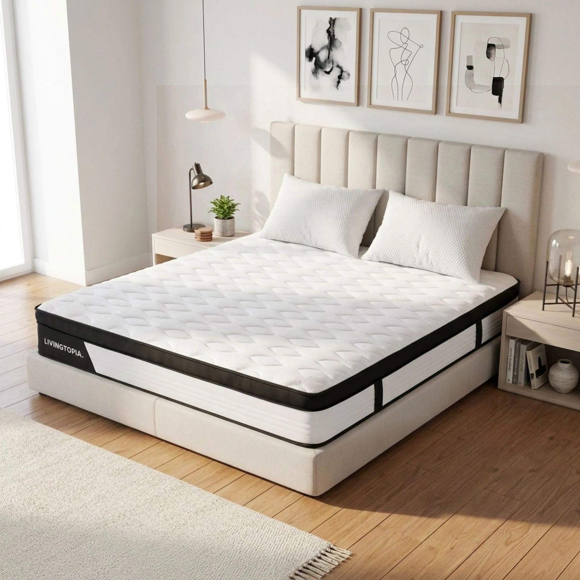 Bamboo Pro 5 Zone Pocket Spring Mattress - Super King - Image 13