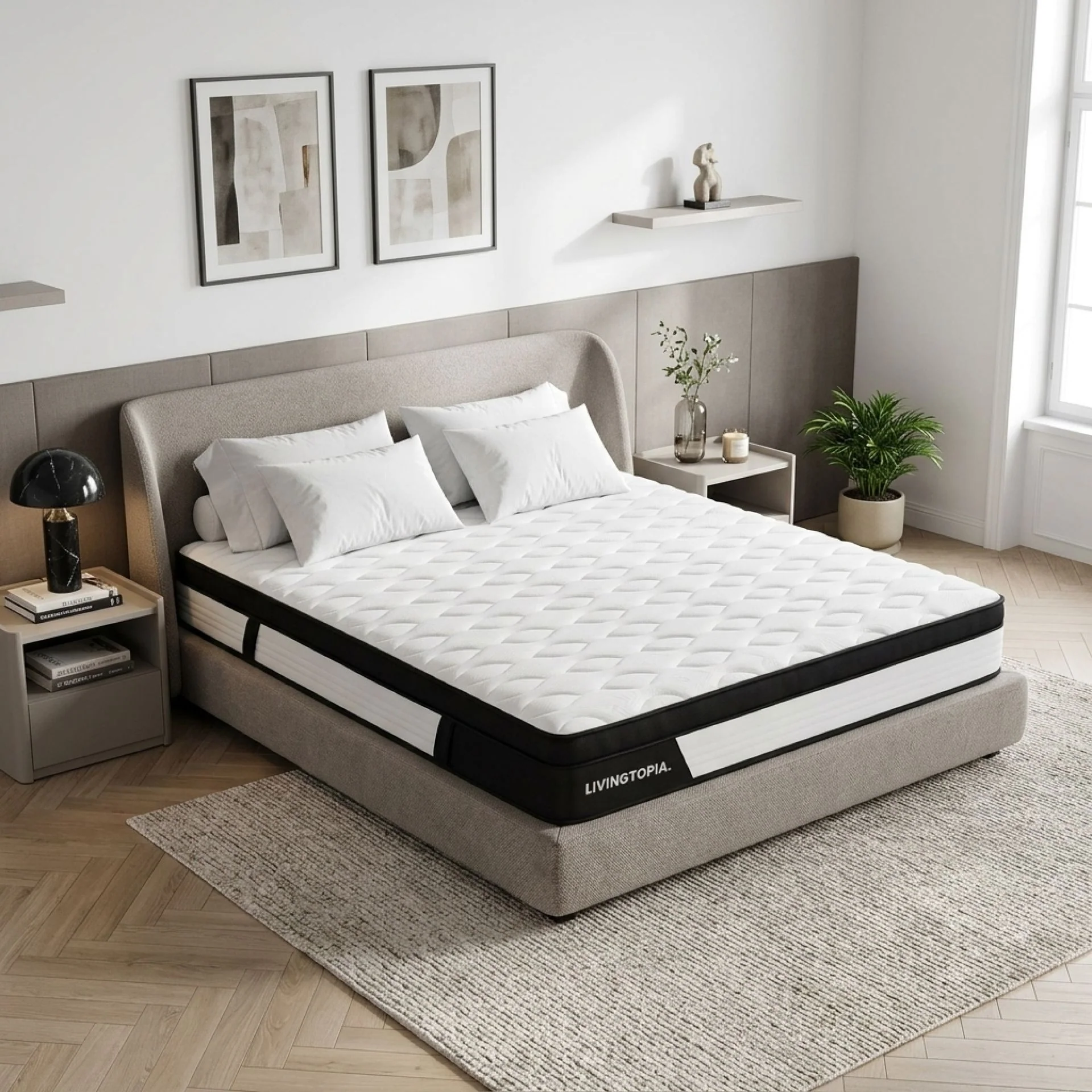 Bamboo Pro 5 Zone Pocket Spring Mattress - Super King - Image 15