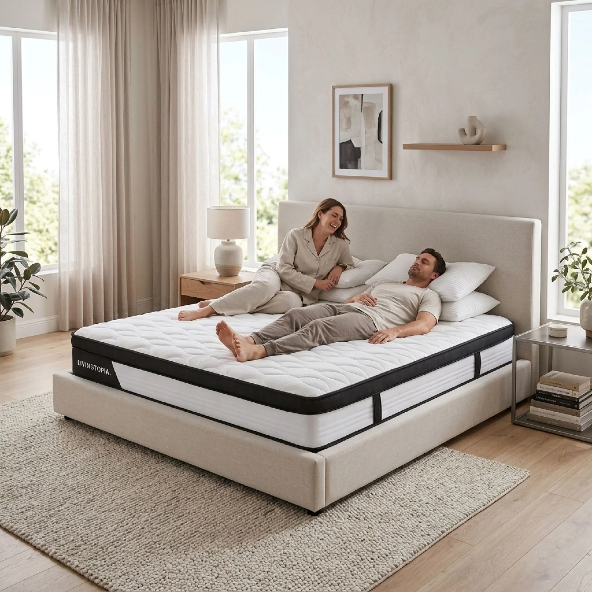 Bamboo Pro 5 Zone Pocket Spring Mattress - Super King - Image 16