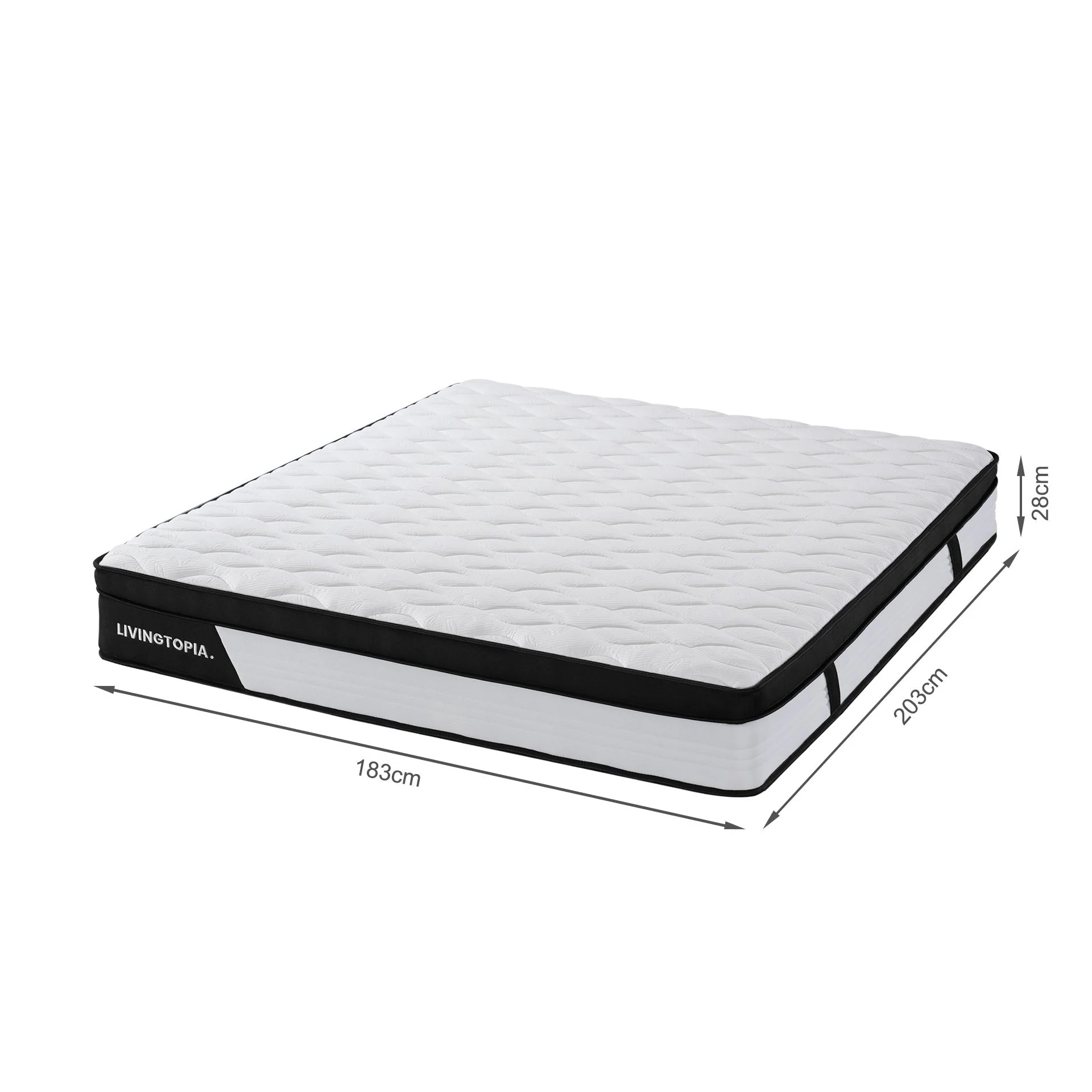 Bamboo Pro 5 Zone Pocket Spring Mattress - Super King - Image 18
