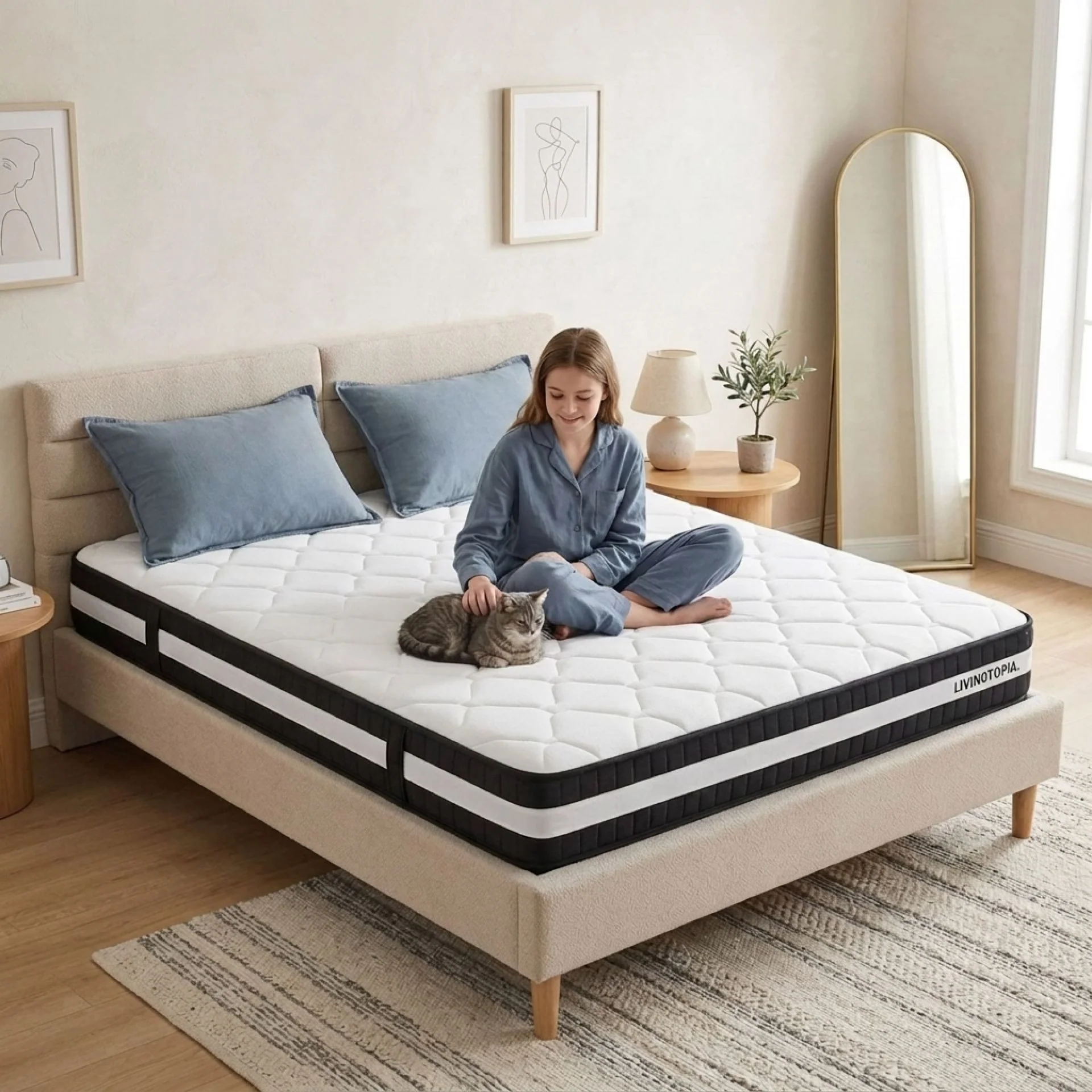 Comfort Plus Pocket Spring Mattress - King - Image 17