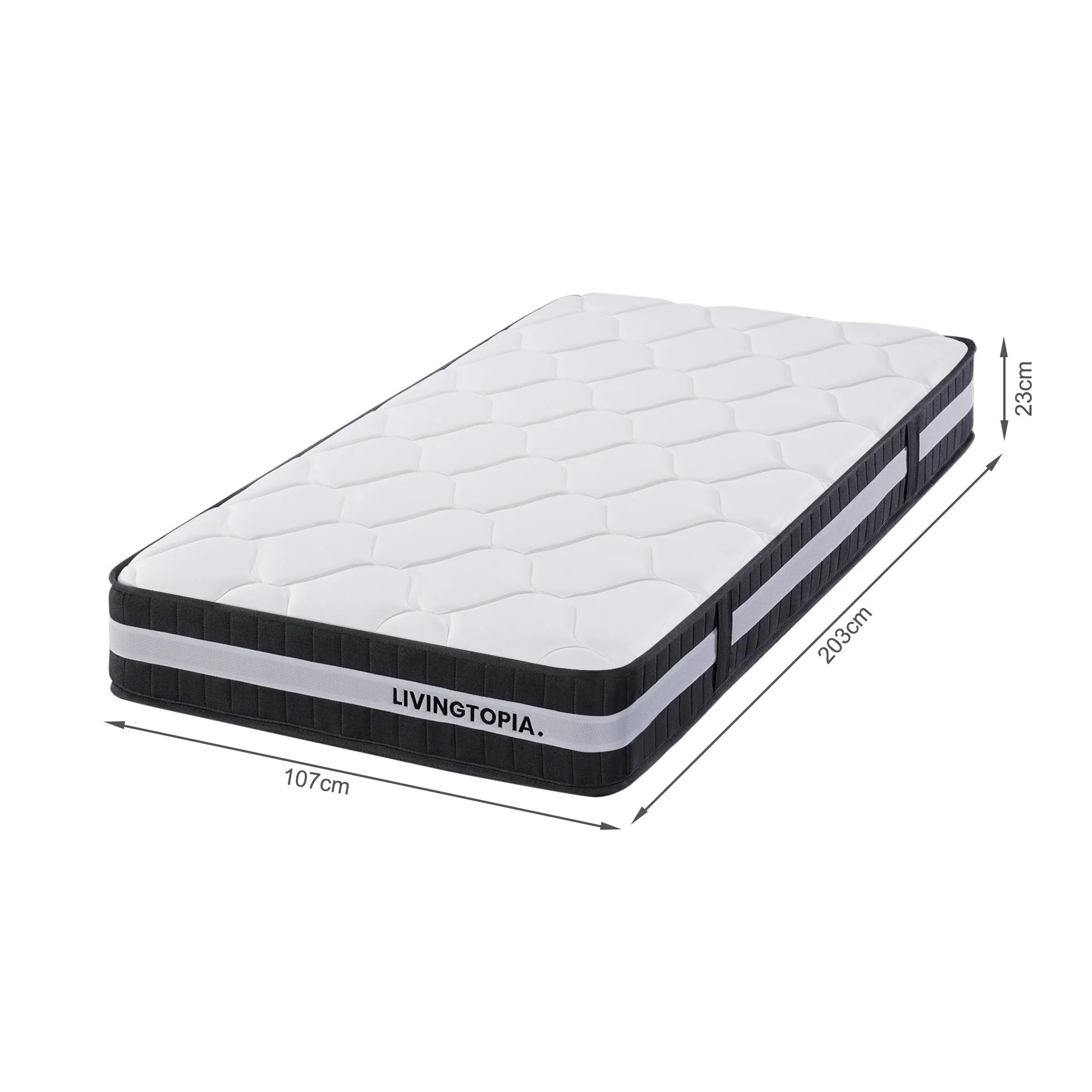 Comfort Plus Pocket Spring Mattress - King Single - Image 18
