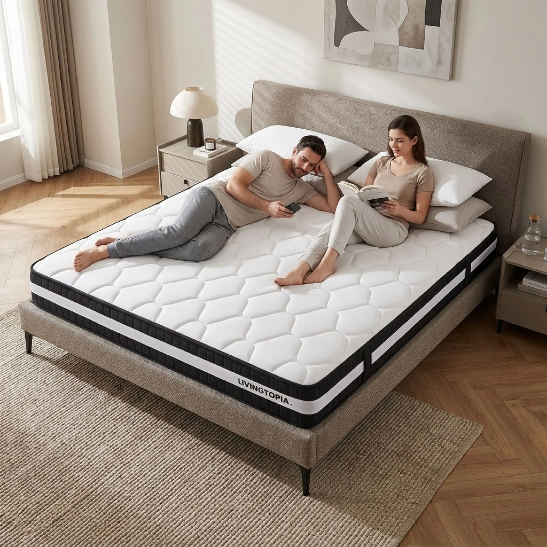 Comfort Plus Pocket Spring Mattress - Super King - Image 15
