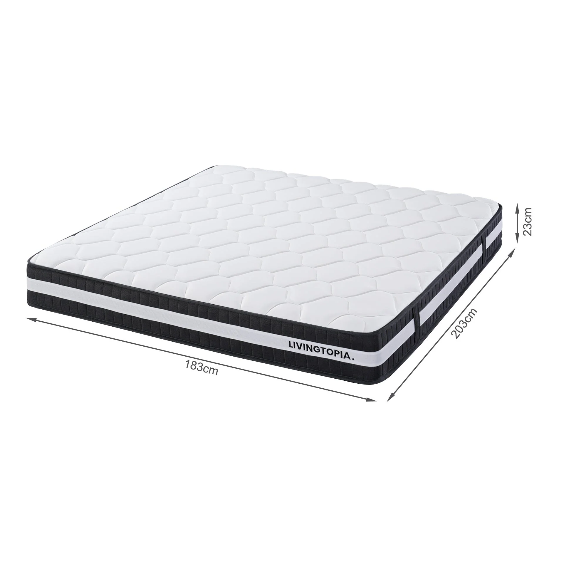 Comfort Plus Pocket Spring Mattress - Super King - Image 17