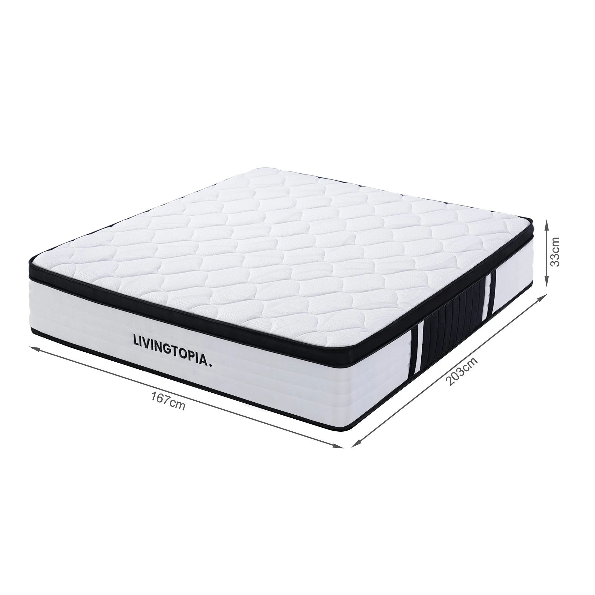 Comfort Prime 7 Zone Pocket Spring Mattress - King - Image 12