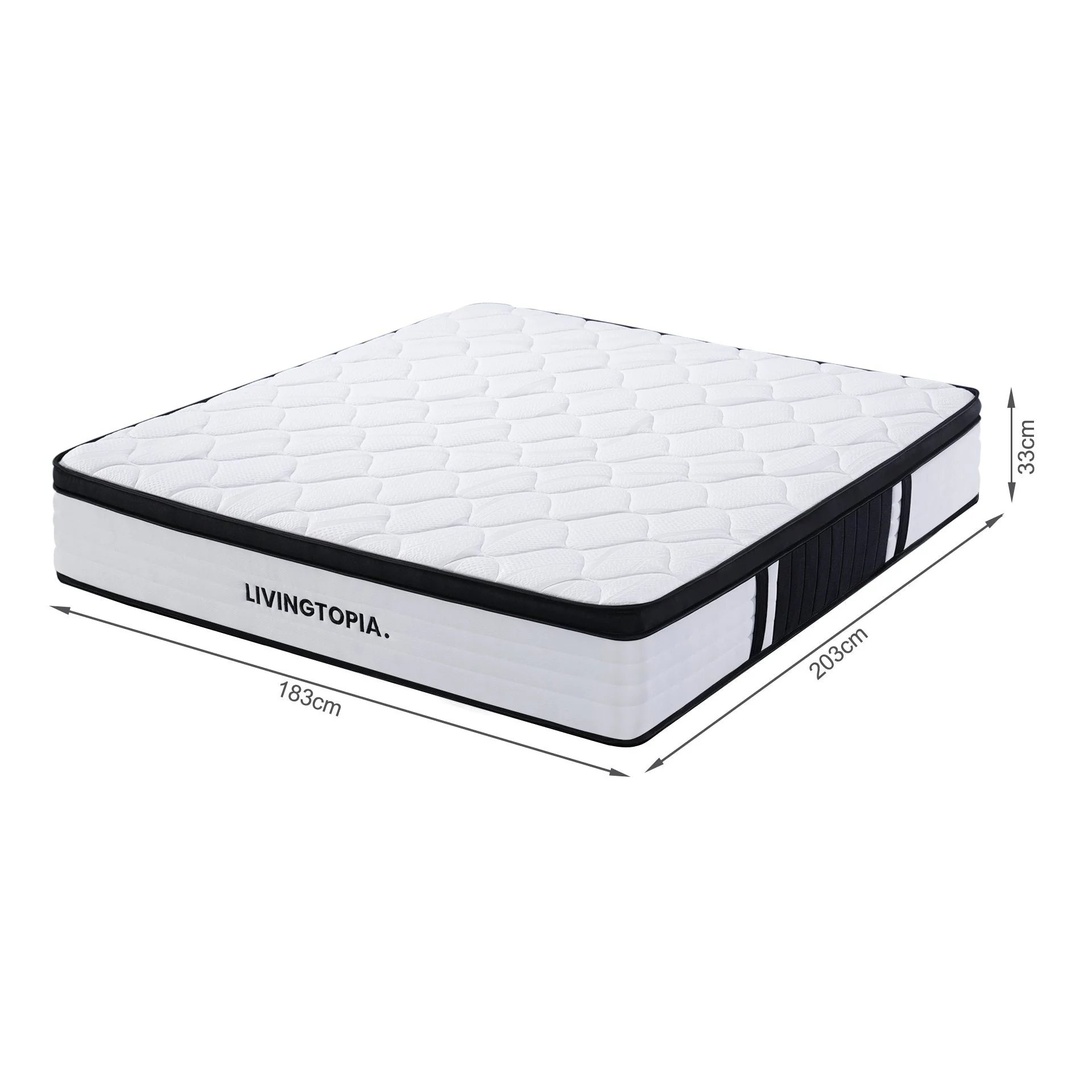 Comfort Prime 7 Zone Pocket Spring Mattress - Super King - Image 12