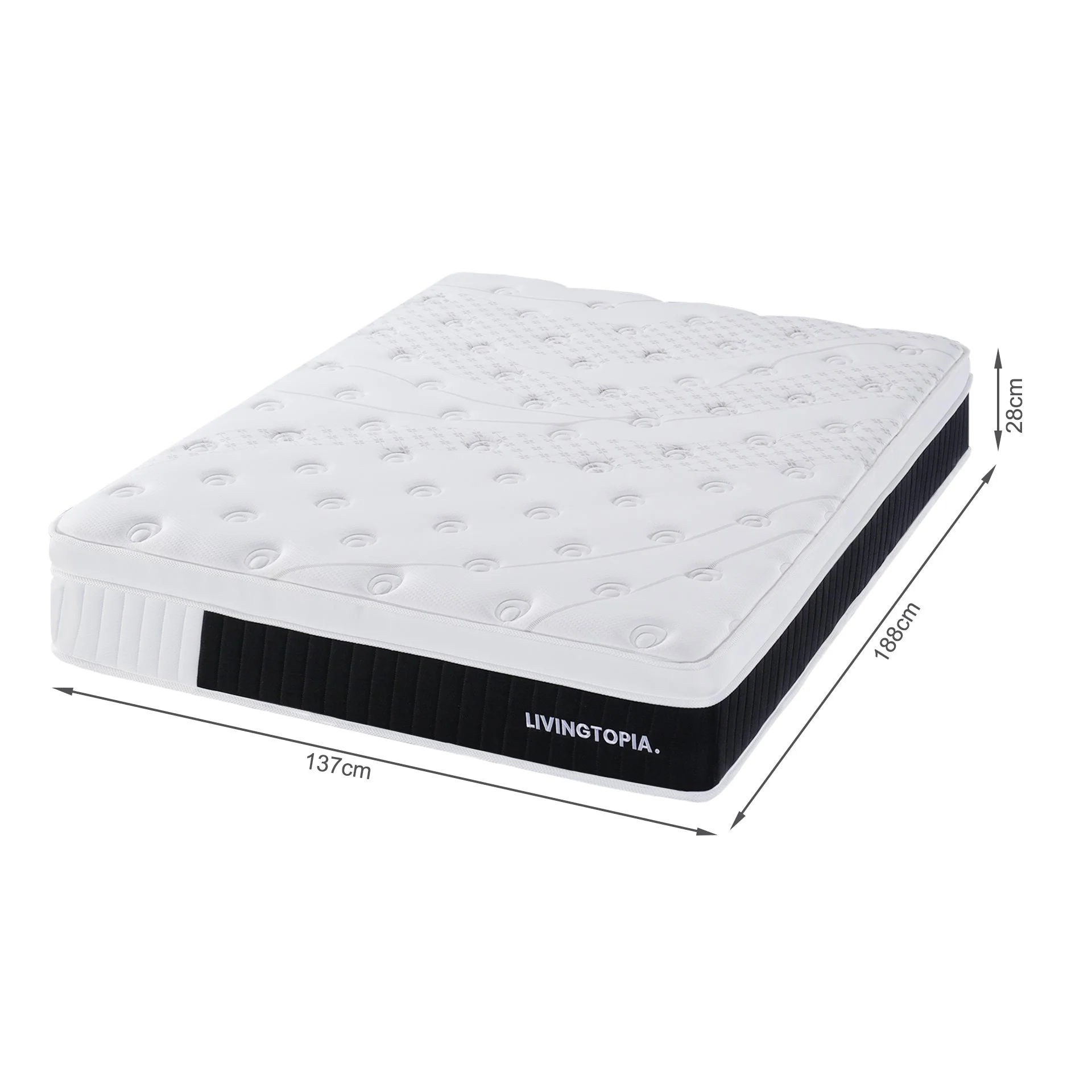 Comfort Pro Pocket Spring Mattress - Double - Image 13