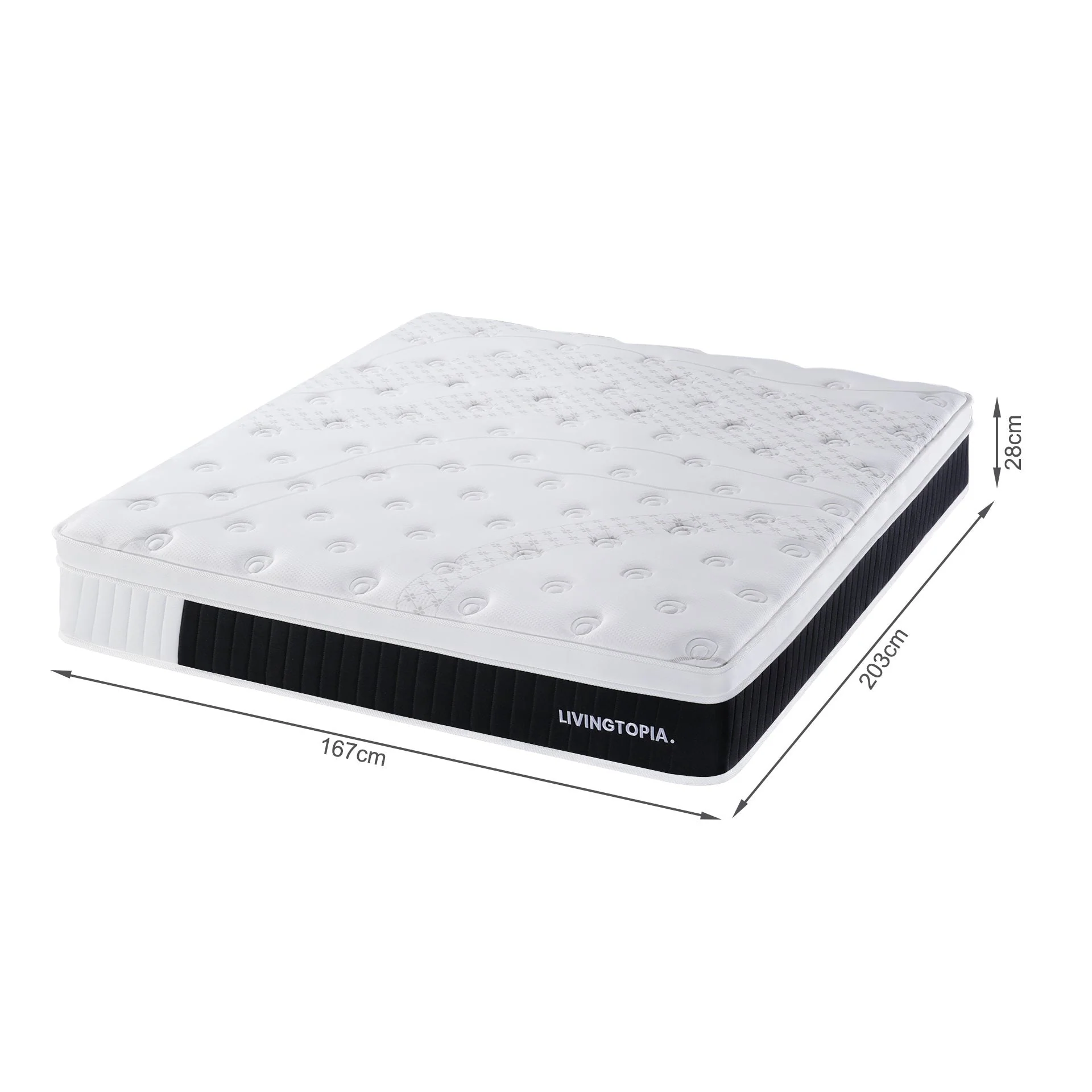 Comfort Pro Pocket Spring Mattress - King - Image 18