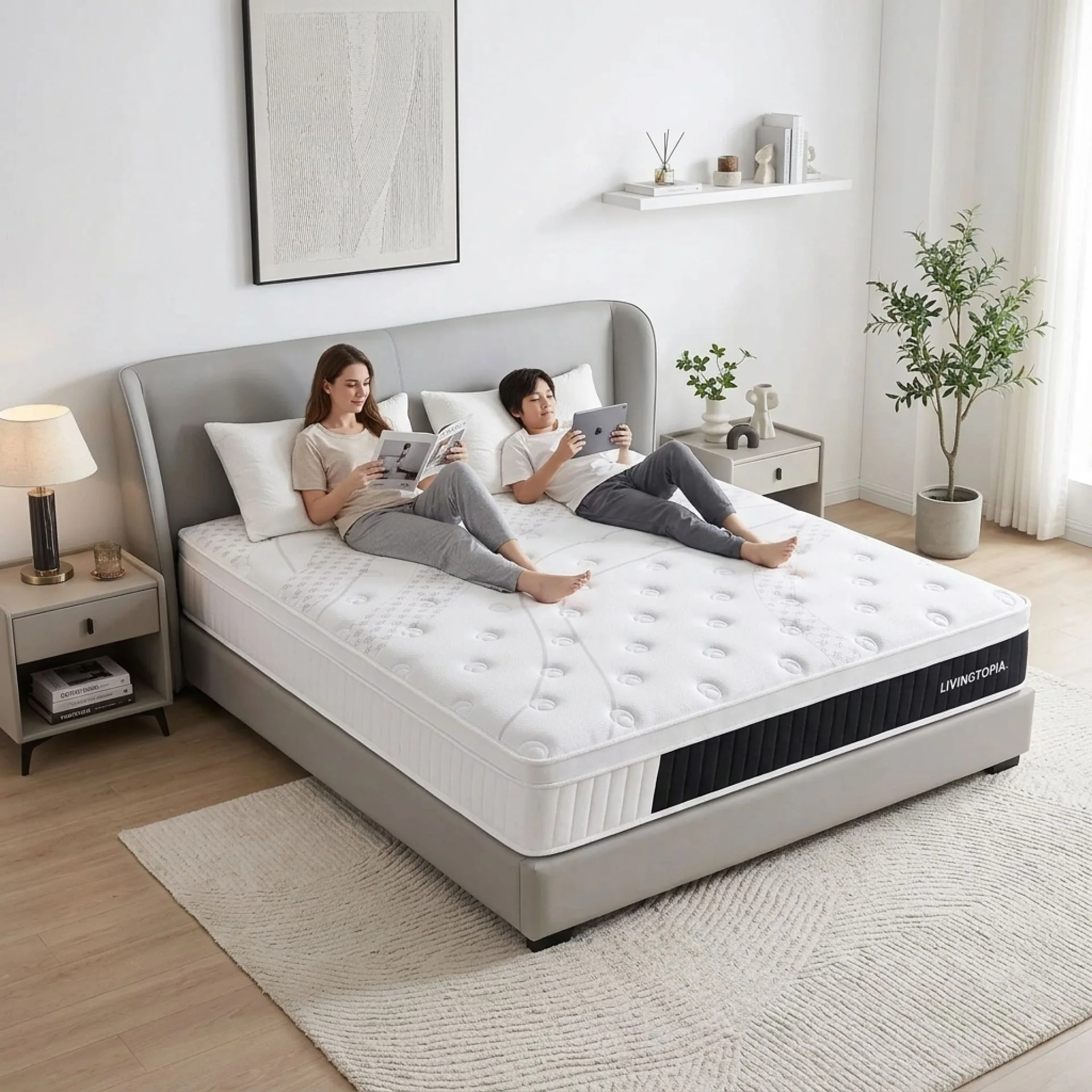 Comfort Pro Pocket Spring Mattress - Super King - Image 17