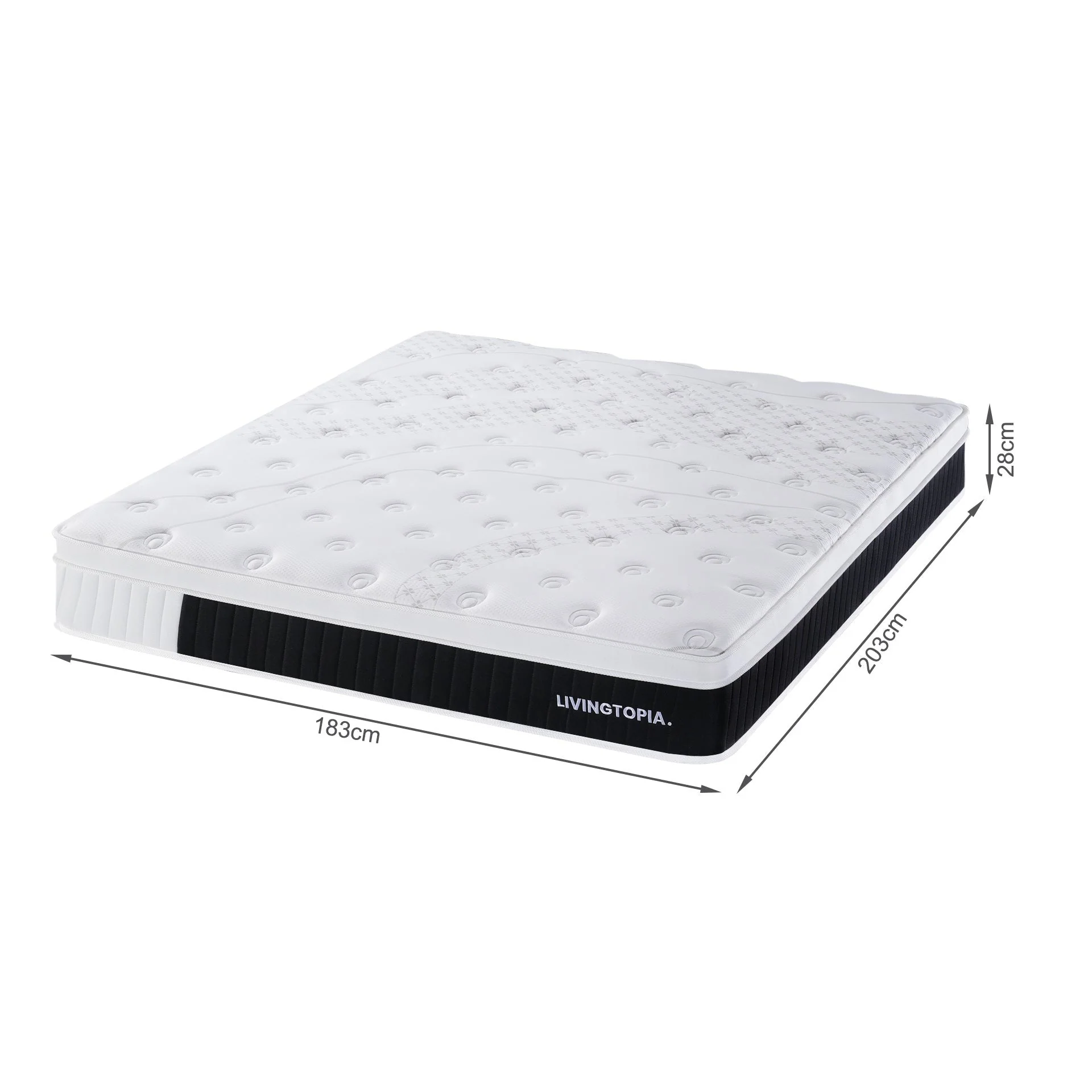Comfort Pro Pocket Spring Mattress - Super King - Image 18