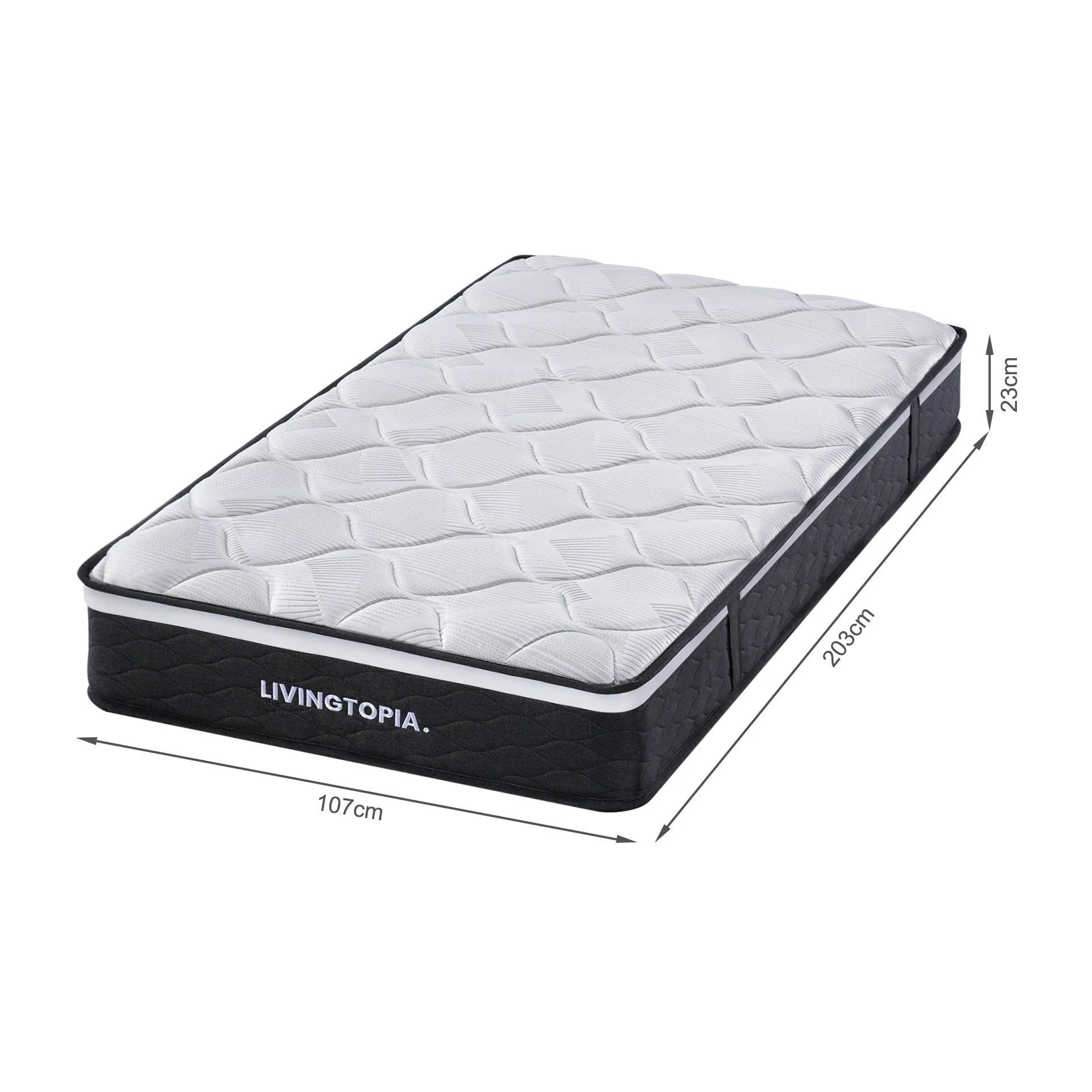 Cooling Plus 3 Zone Pocket Spring Mattress - King Single - Image 12