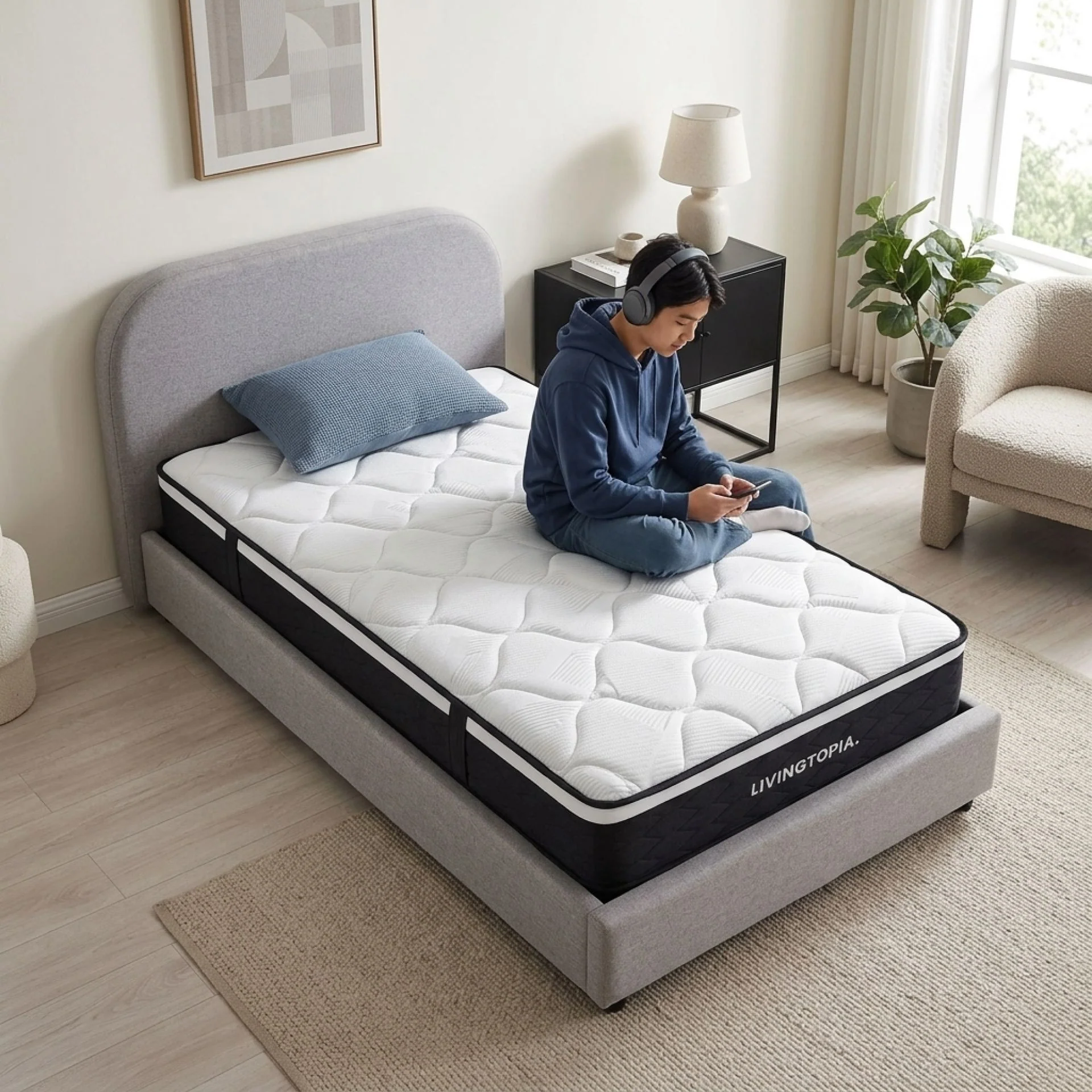 Cooling Plus 3 Zone Pocket Spring Mattress - King Single - Image 16