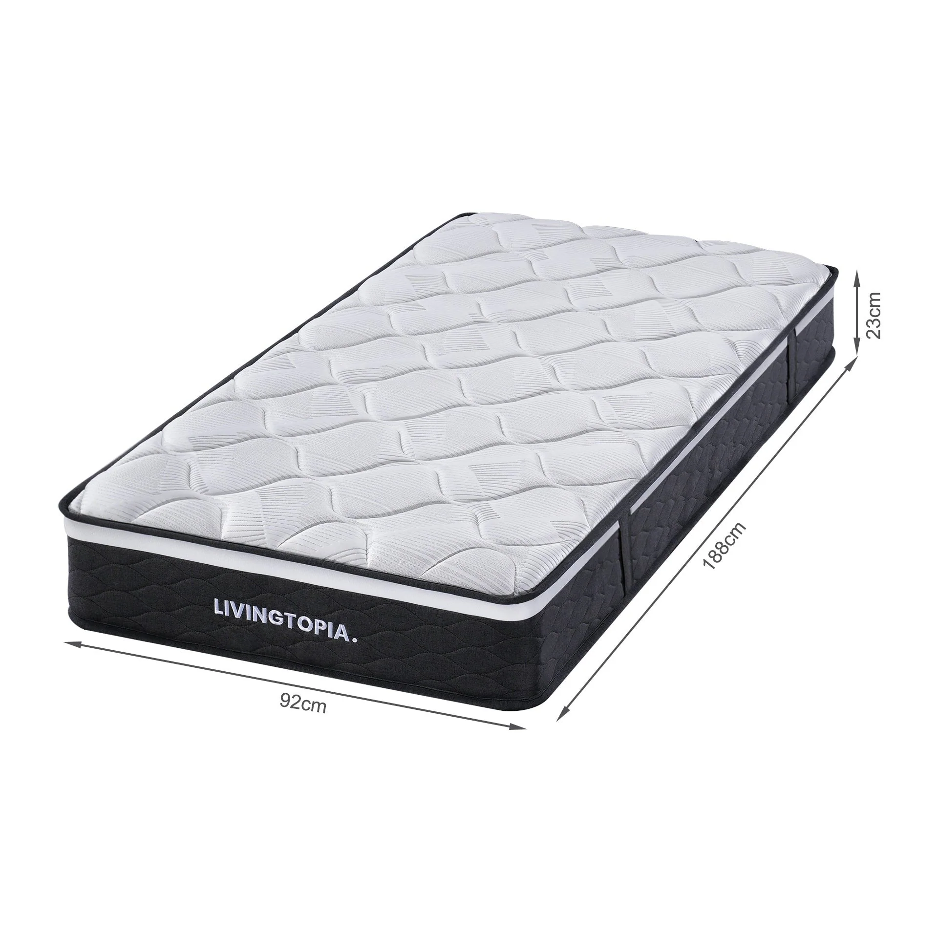Cooling Plus 3 Zone Pocket Spring Mattress - Single - Image 12