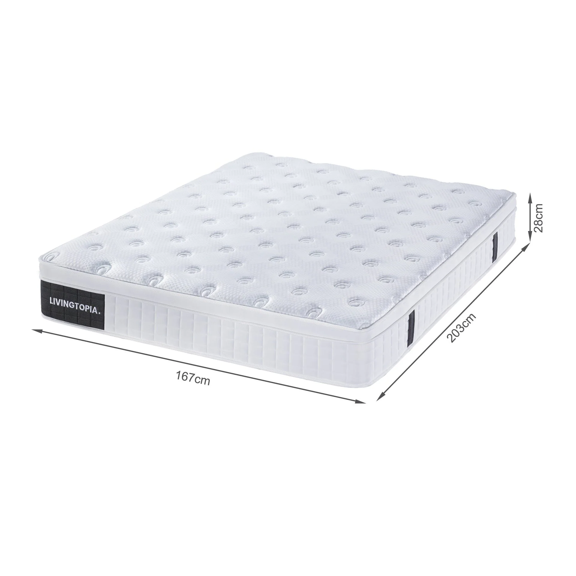 Cooling Pro 5 Zone Pocket Spring Mattress - King - Image 14