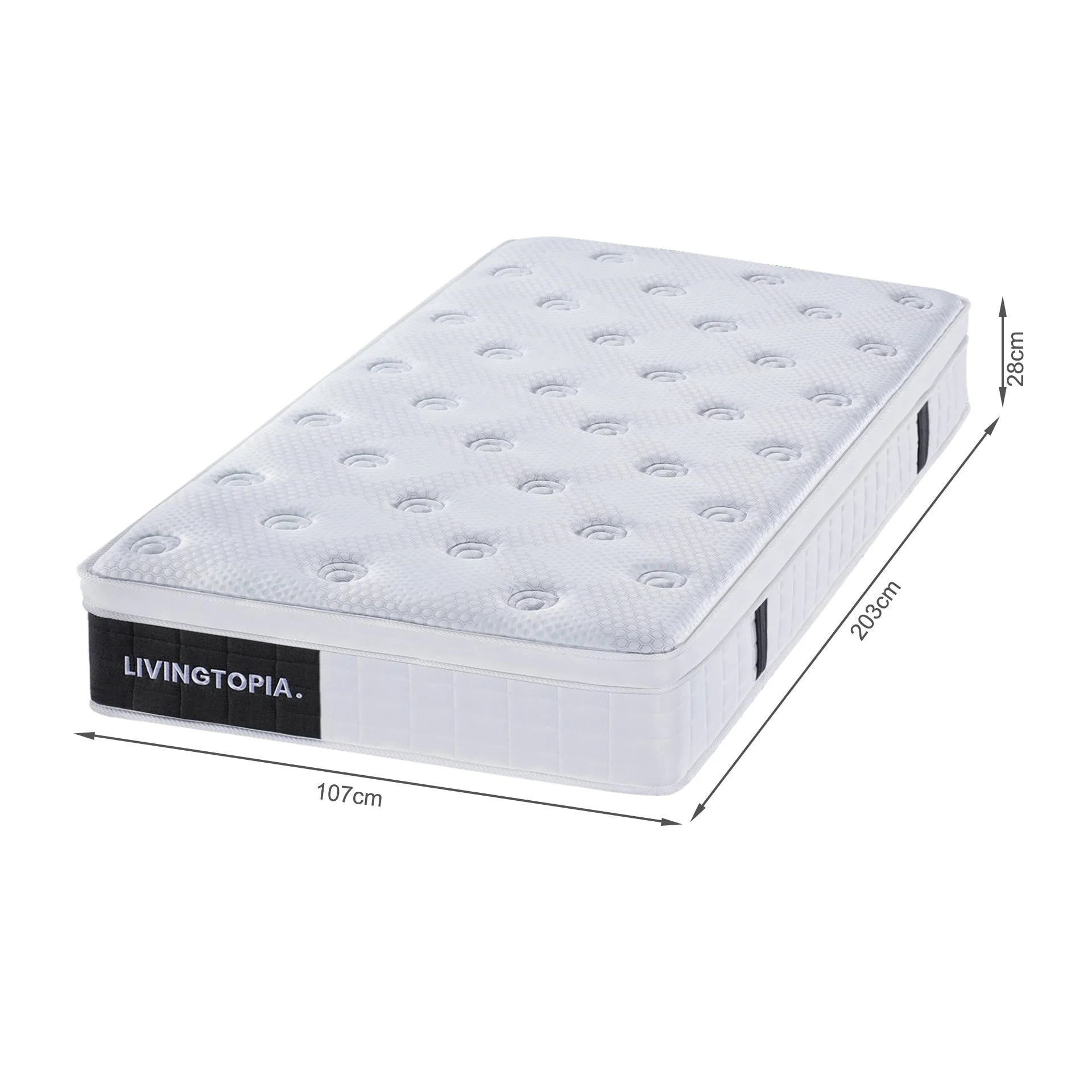 Cooling Pro 5 Zone Pocket Spring Mattress - King Single - Image 19