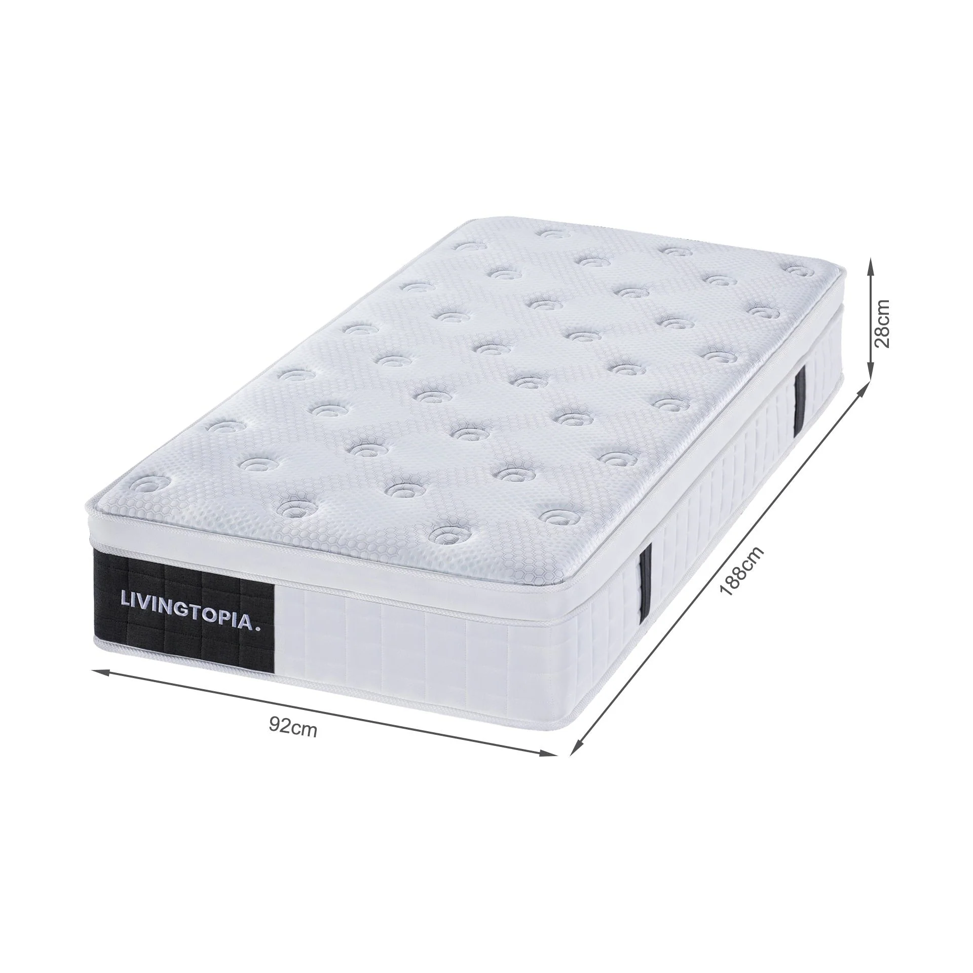 Cooling Pro 5 Zone Pocket Spring Mattress - Single - Image 14