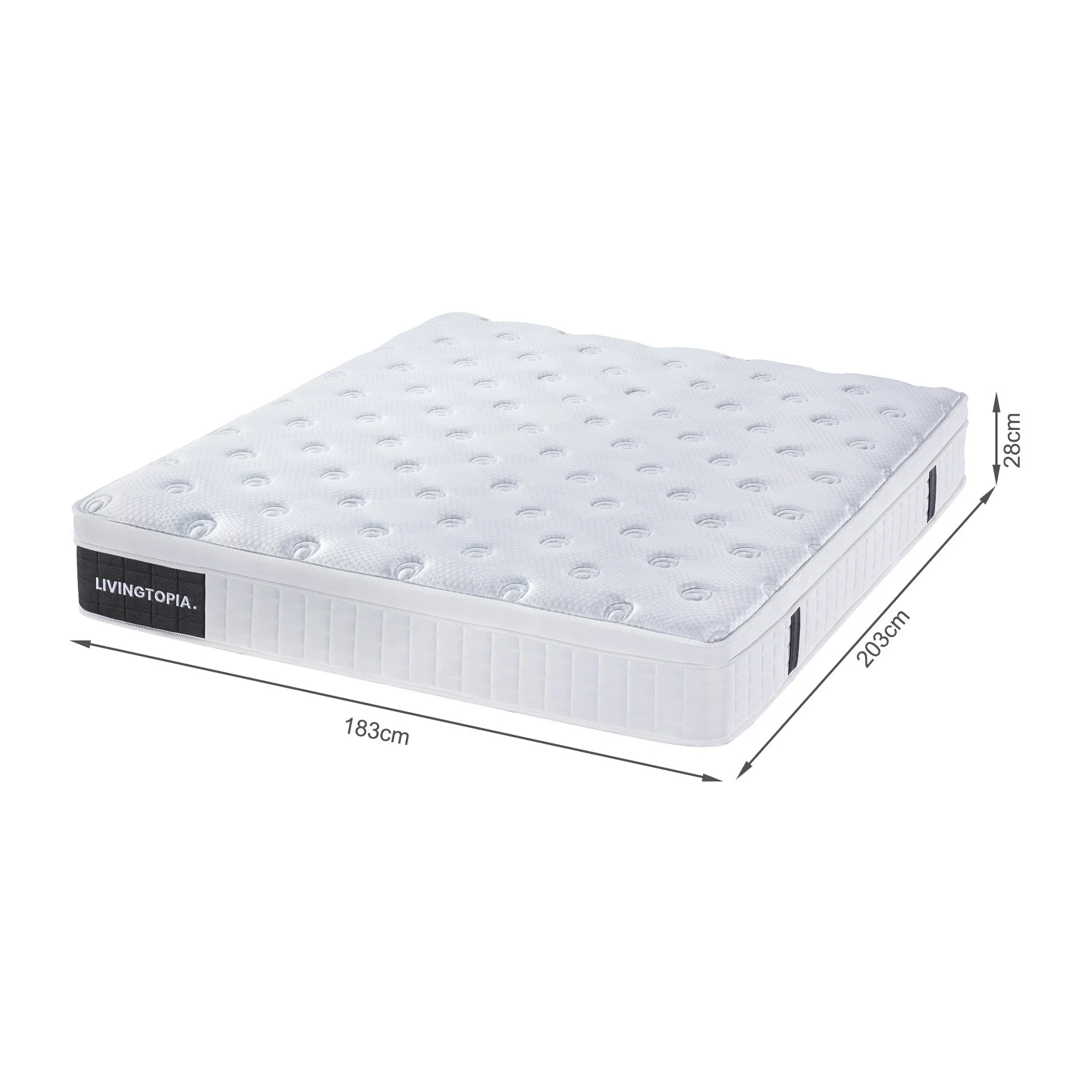 Cooling Pro 5 Zone Pocket Spring Mattress - Super King - Image 14