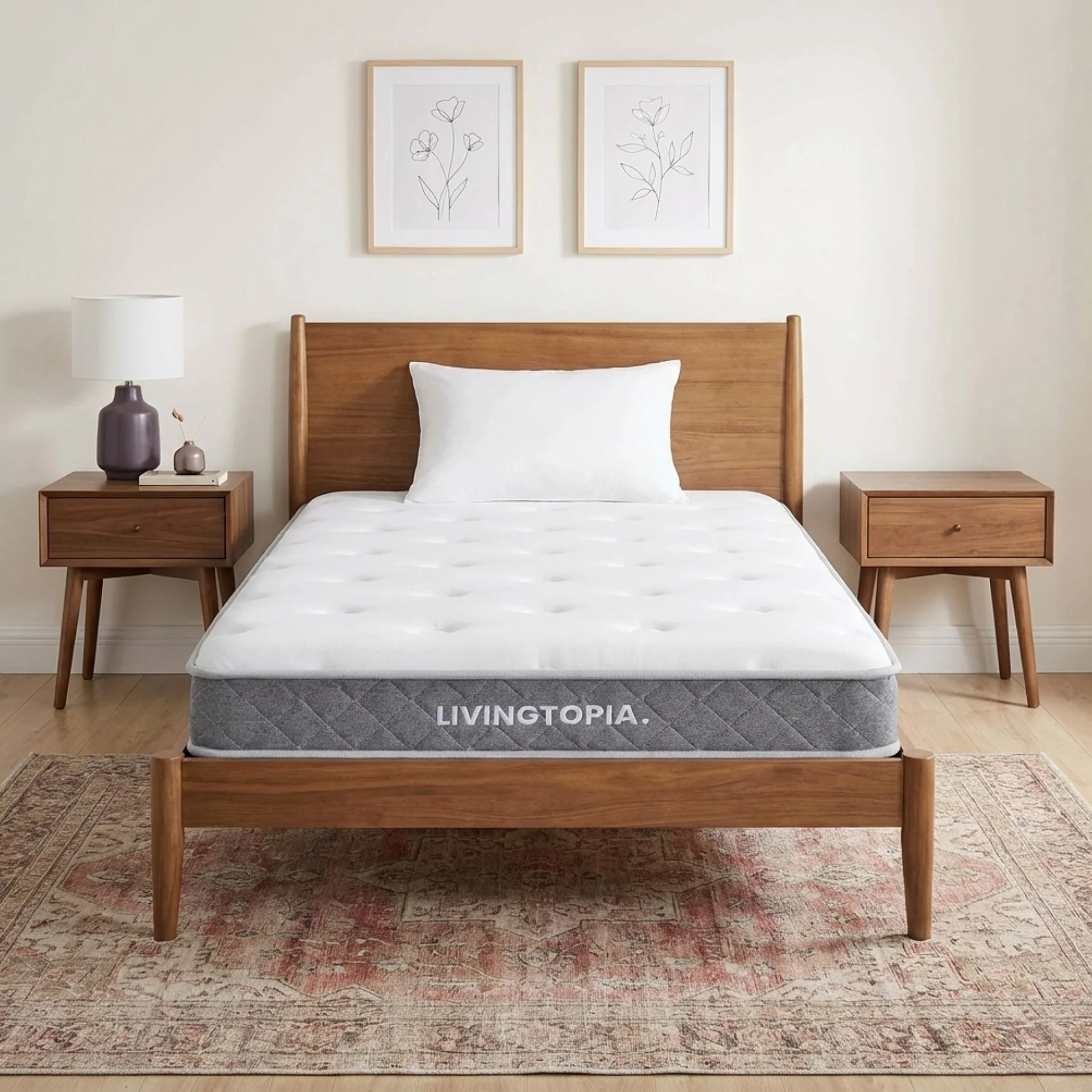 LivingTopia DreamNest Classic King Single Mattress