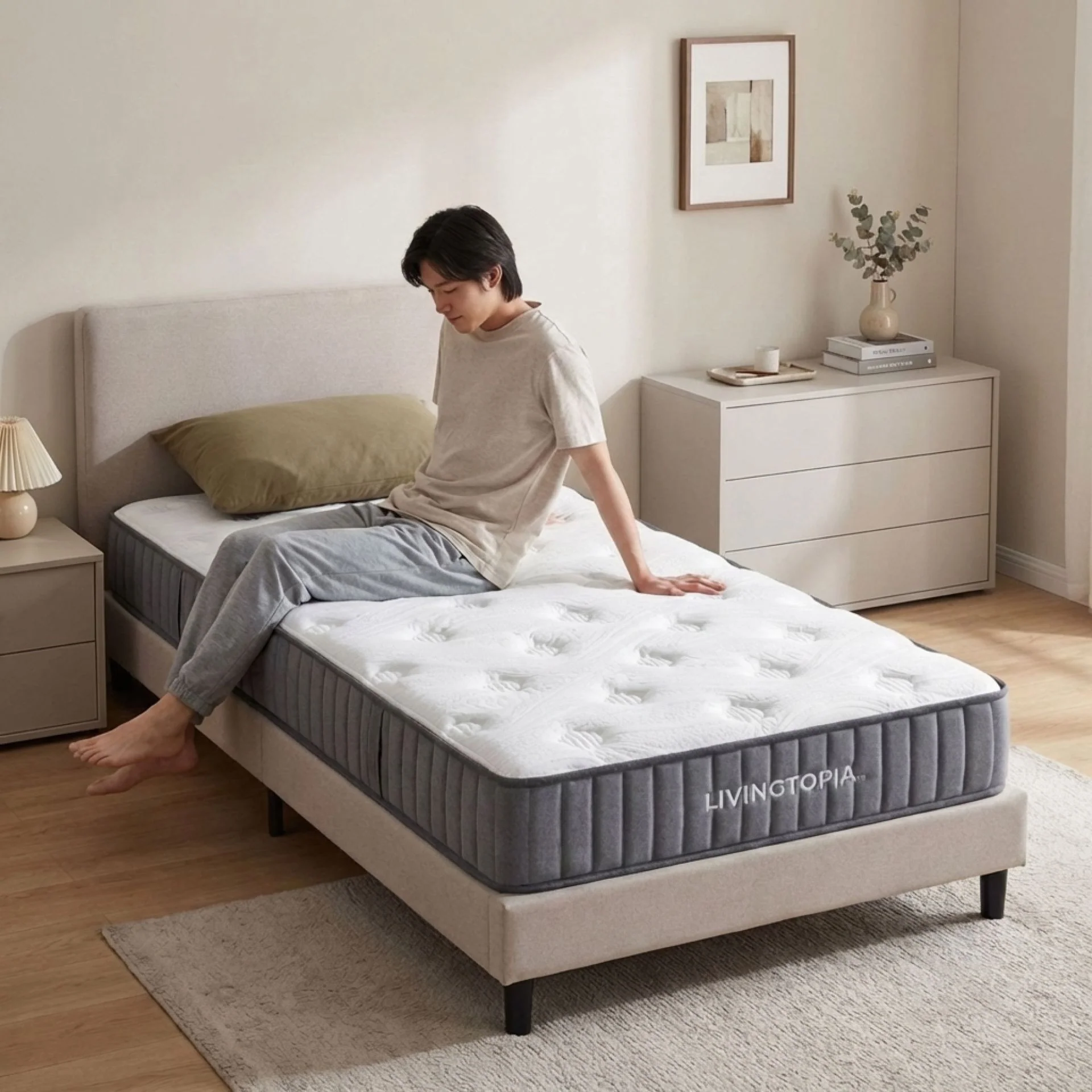 LivingTopia DreamNest Plus King Single Mattress - Image 17